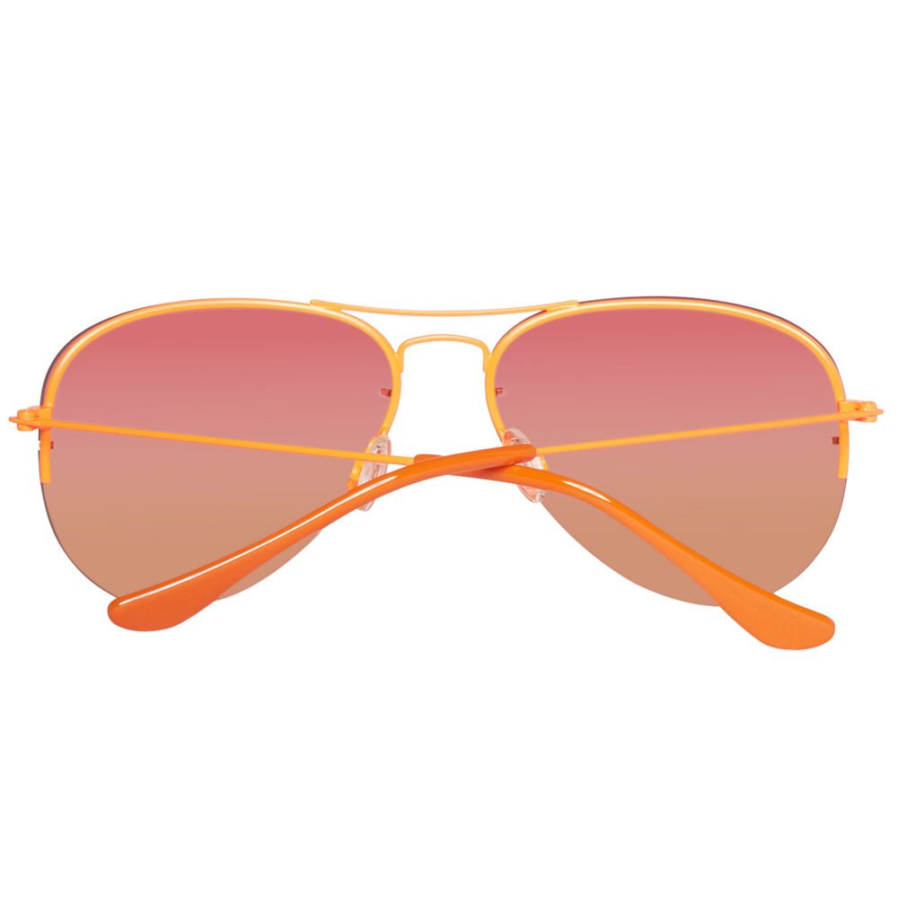 Orange Metal Sunglasses - ventzia