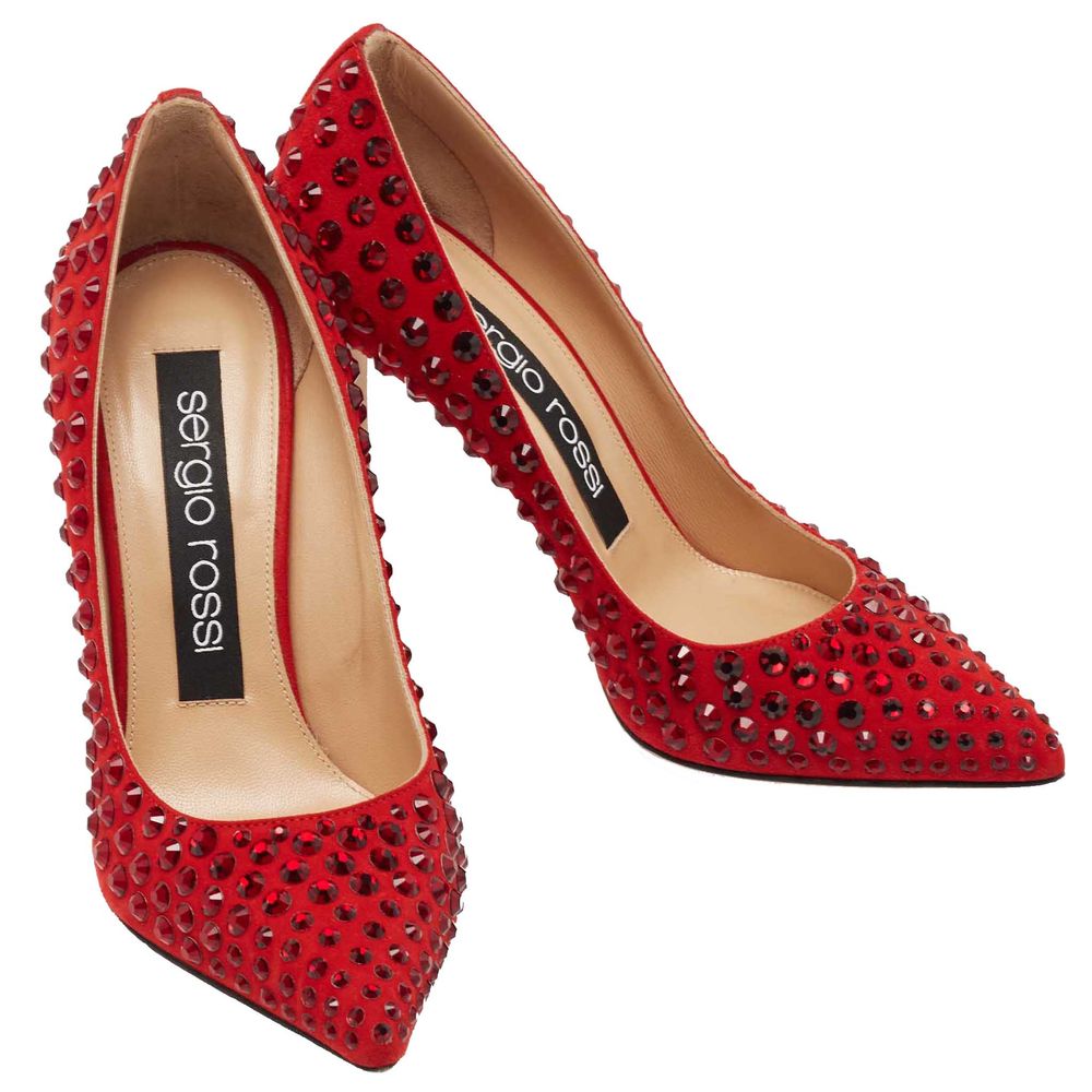Red Calfskin Pump - ventzia