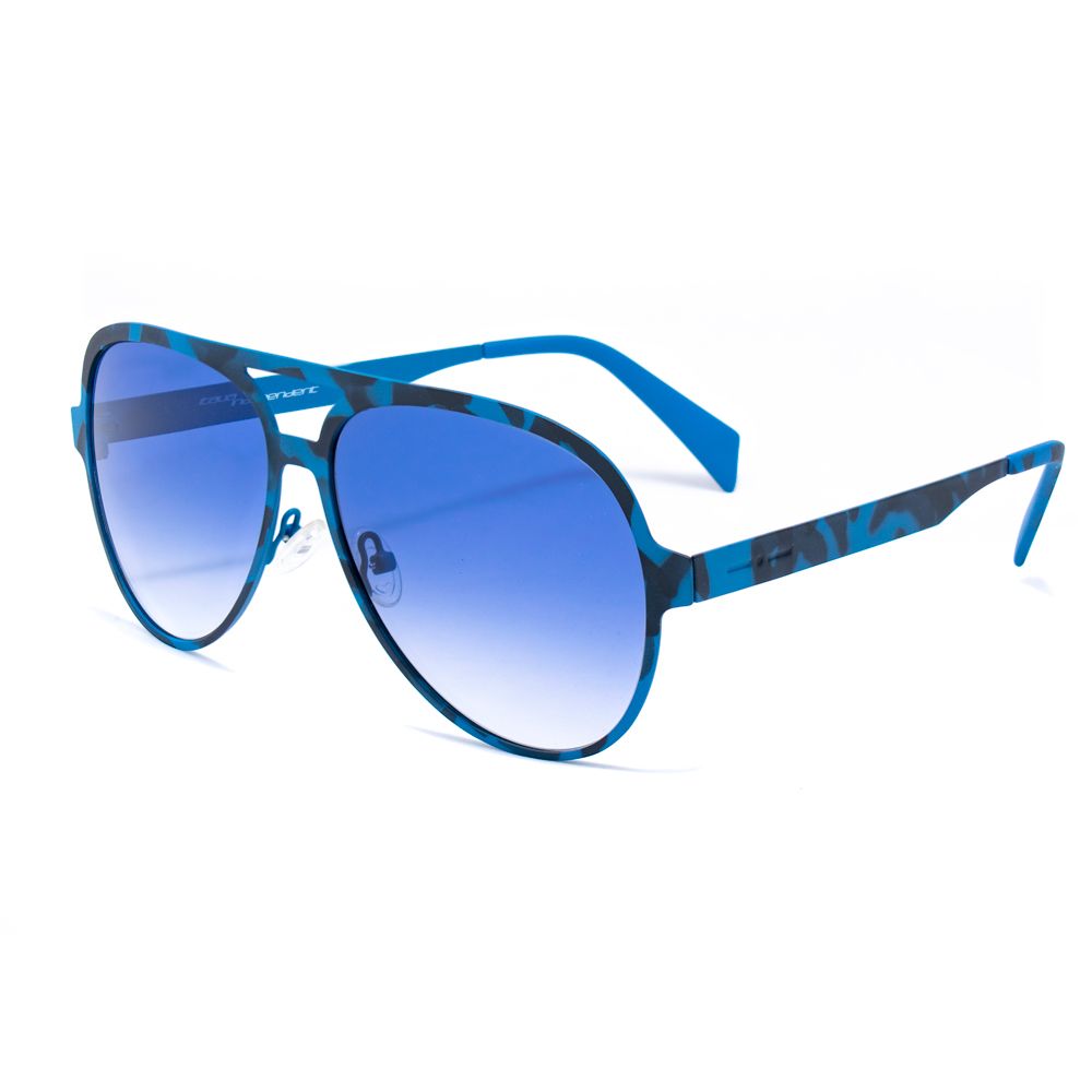 Blue Metal Sunglasses - ventzia