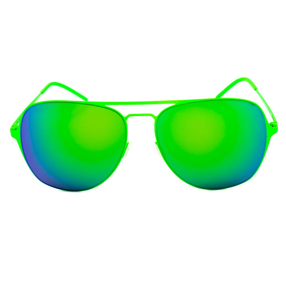 Green Metal Sunglasses - ventzia