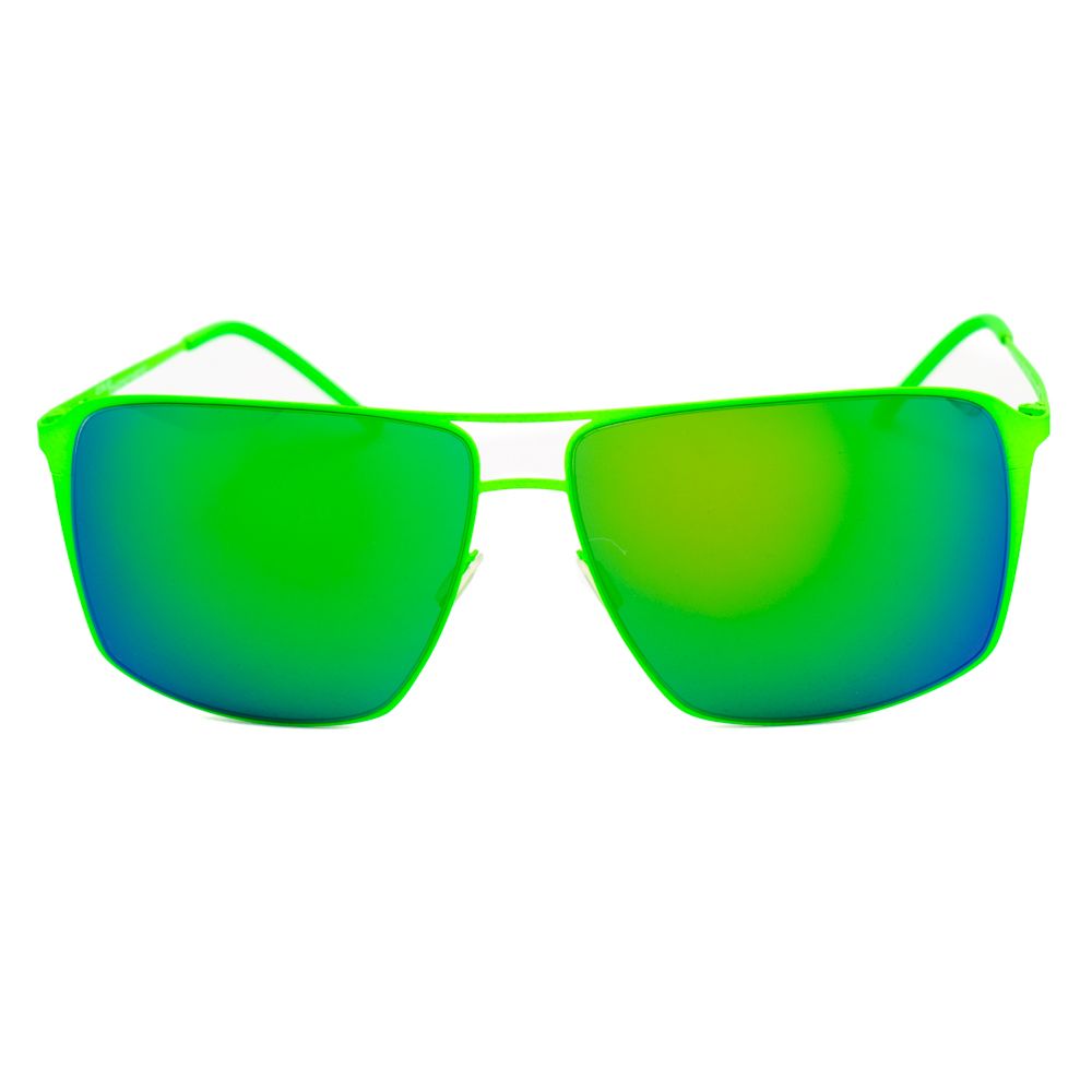 Green Metal Sunglasses - ventzia
