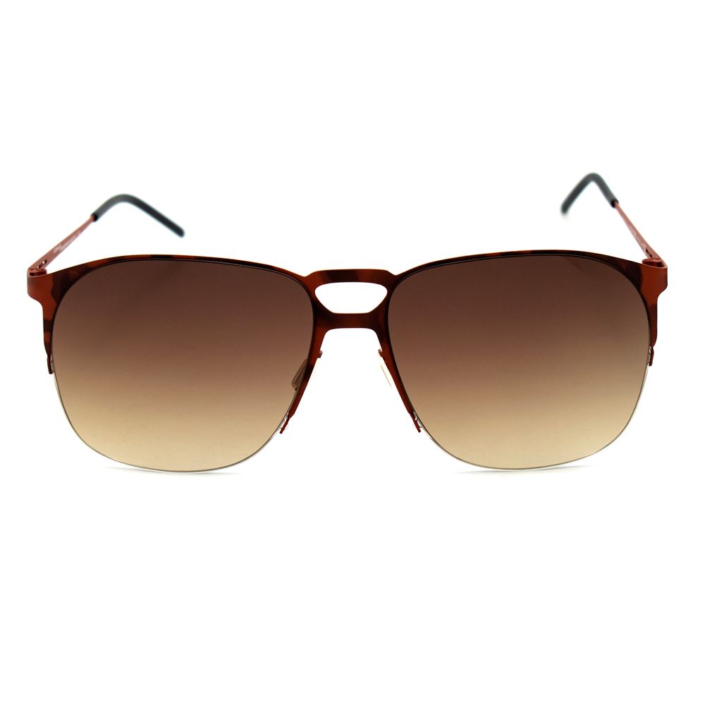 Brown Metal Sunglasses - ventzia