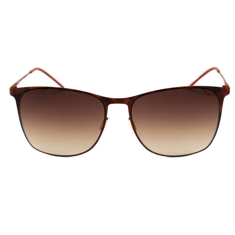 Brown Metal Sunglasses - ventzia