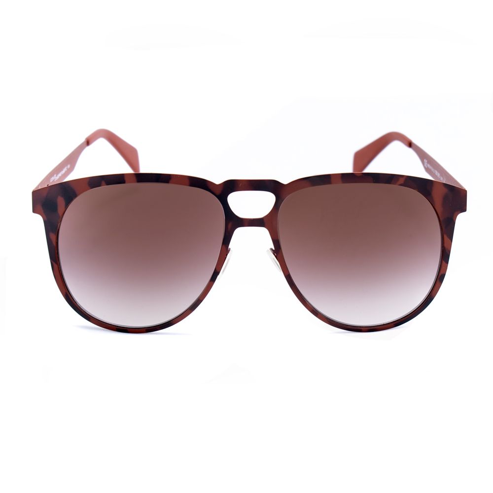 Brown Metal Sunglasses - ventzia