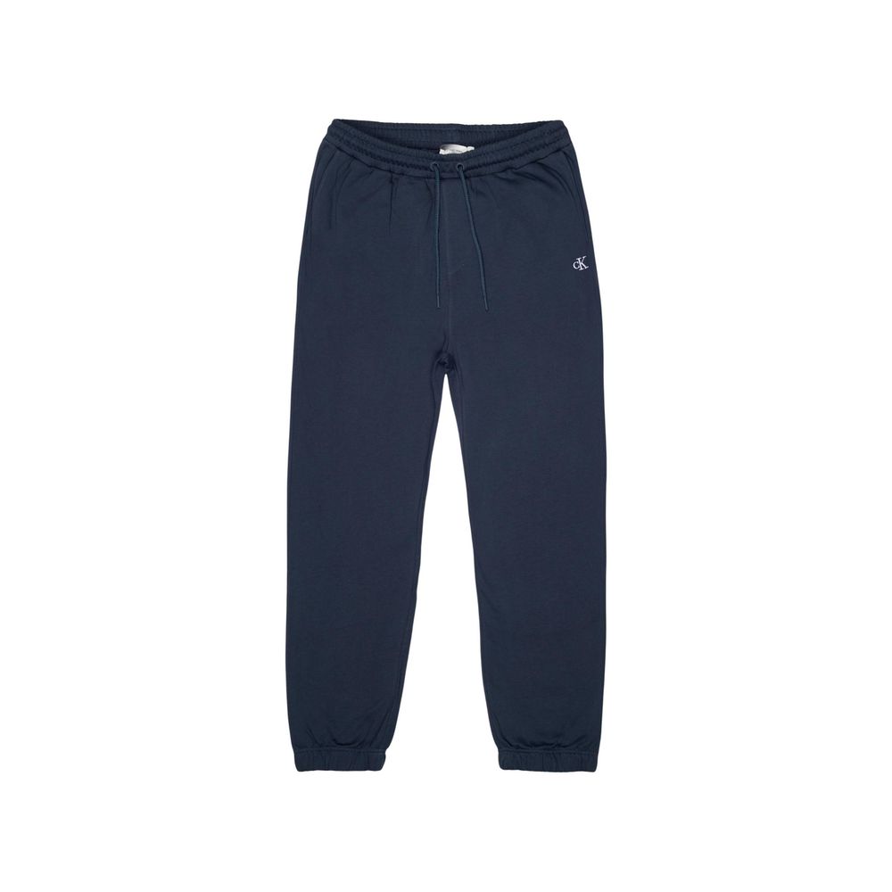Blue Organic Cotton Joggers Workout Pant - ventzia