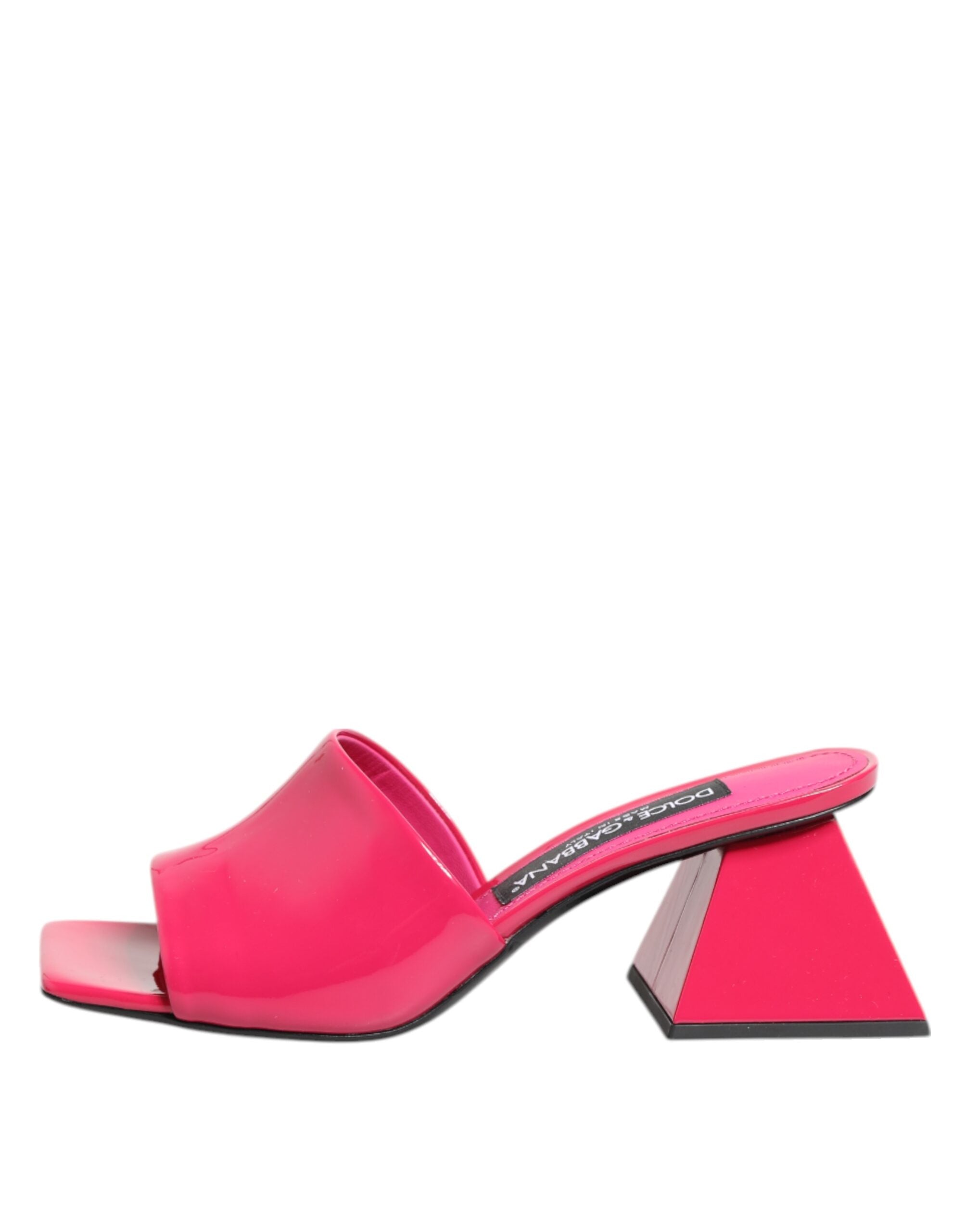 Pink Open Toe Block Heel Mules Sandals Shoes - ventzia