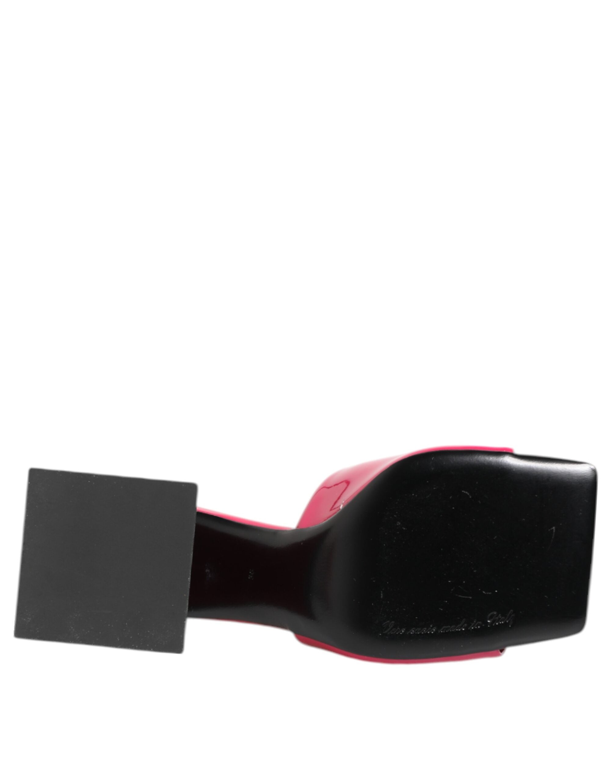 Pink Open Toe Block Heel Mules Sandals Shoes - ventzia