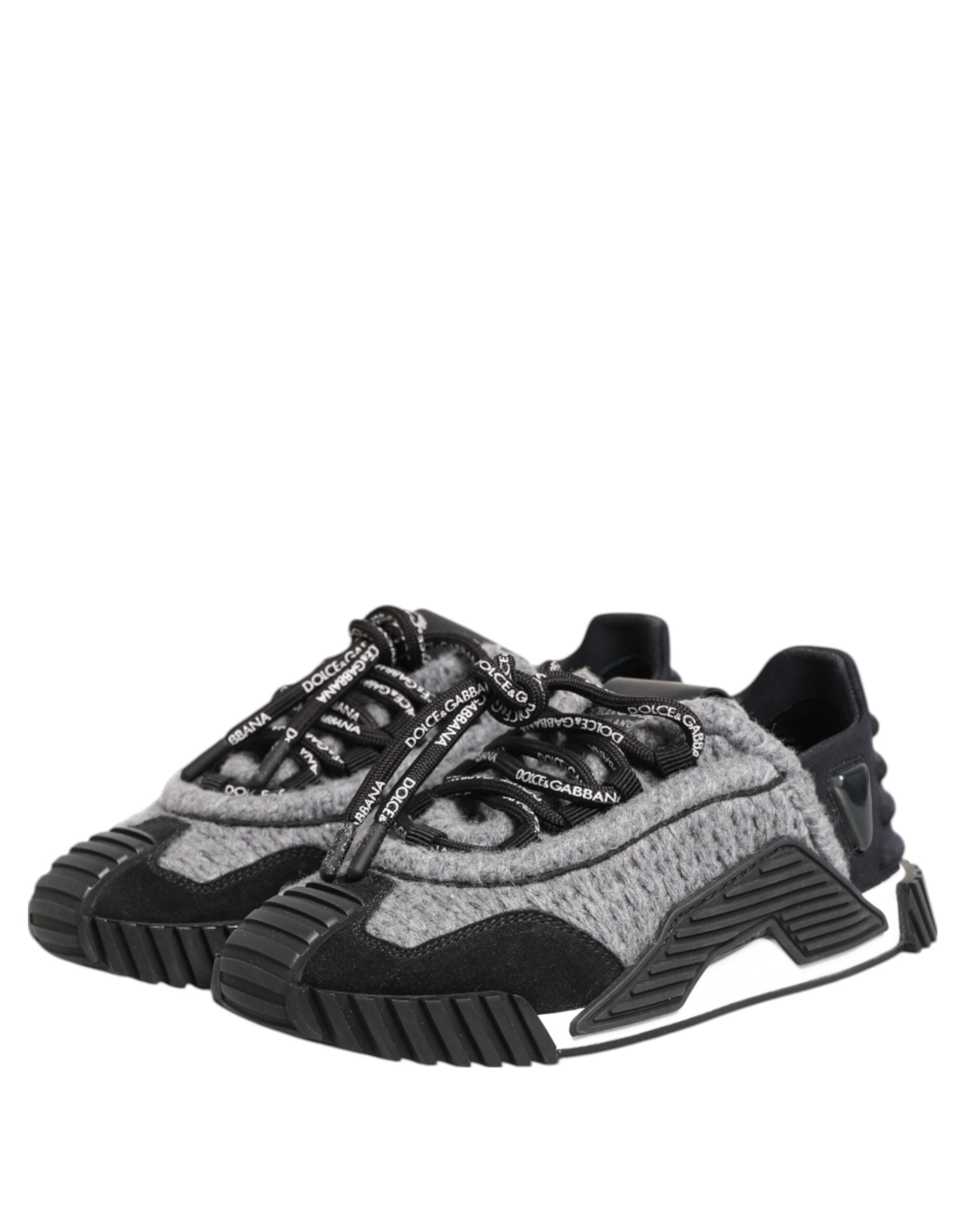 Black Gray NS1 Low Top Sneakers Shoes - ventzia