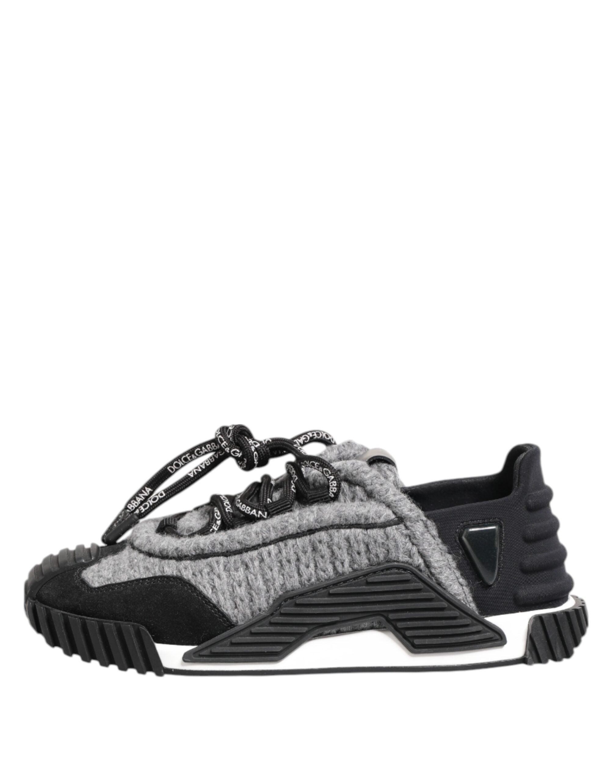 Black Gray NS1 Low Top Sneakers Shoes - ventzia