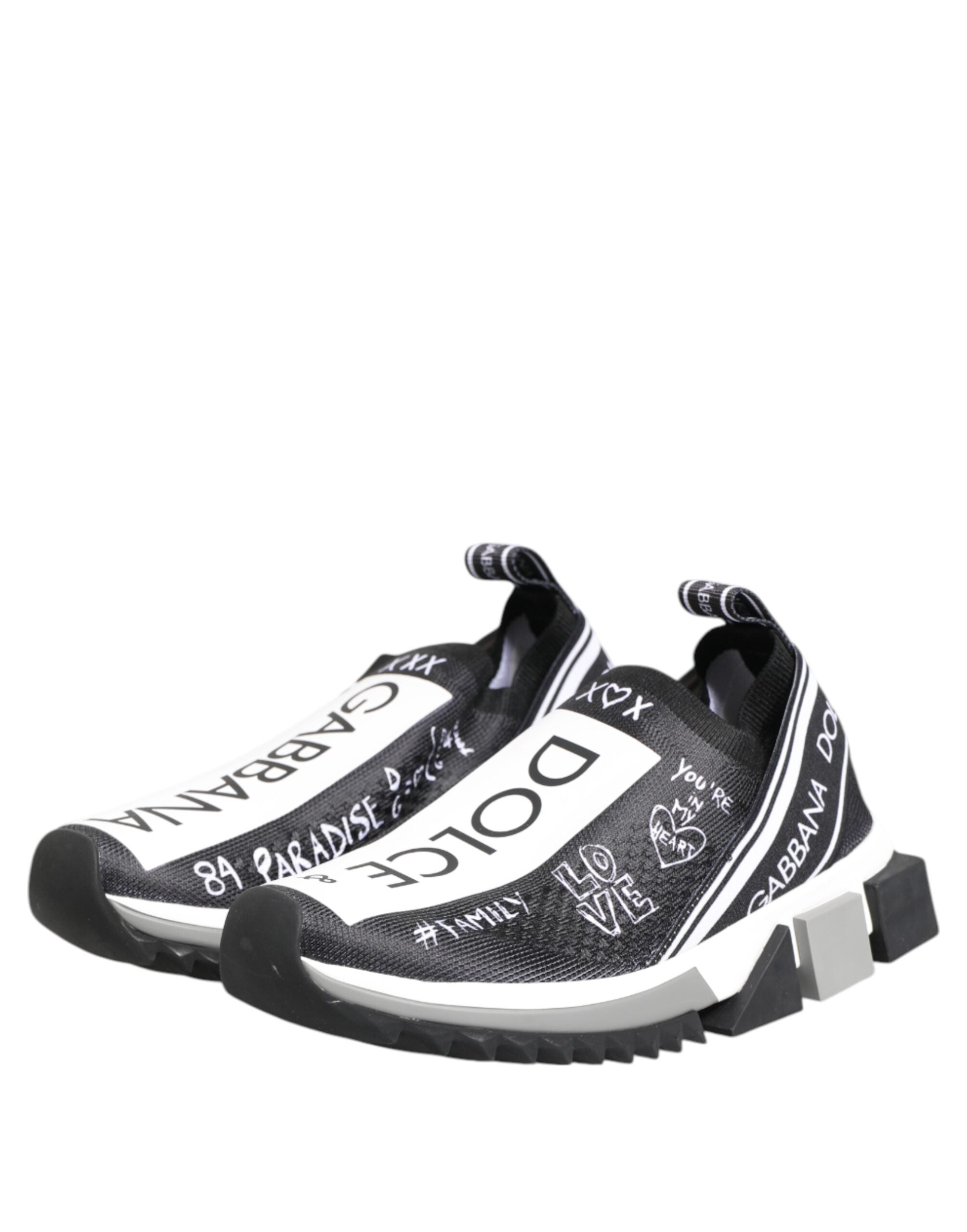 Black White Sorrento Low Top Sneakers Shoes - ventzia