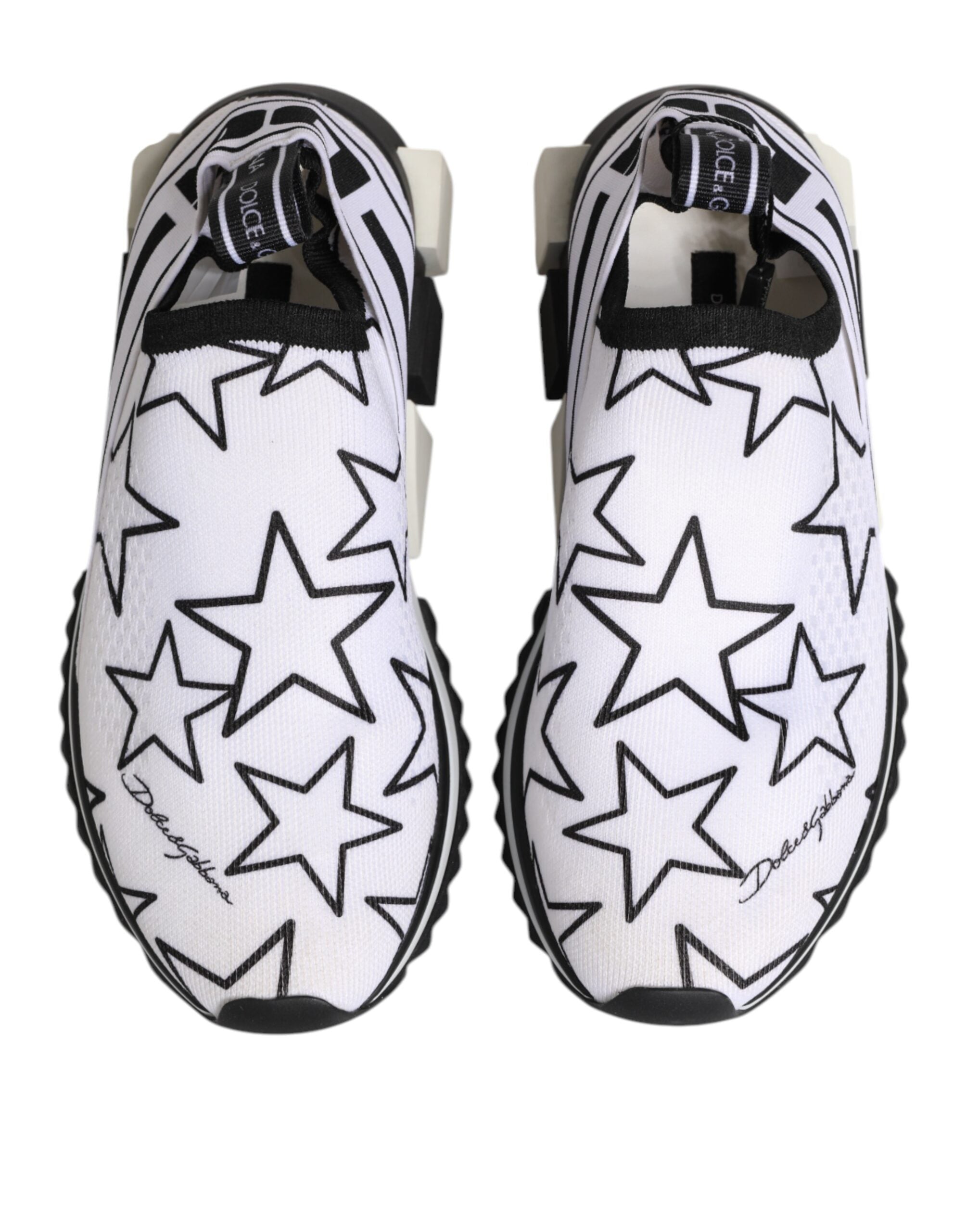 White Stars Sorrento Low Top Sneakers Shoes - ventzia
