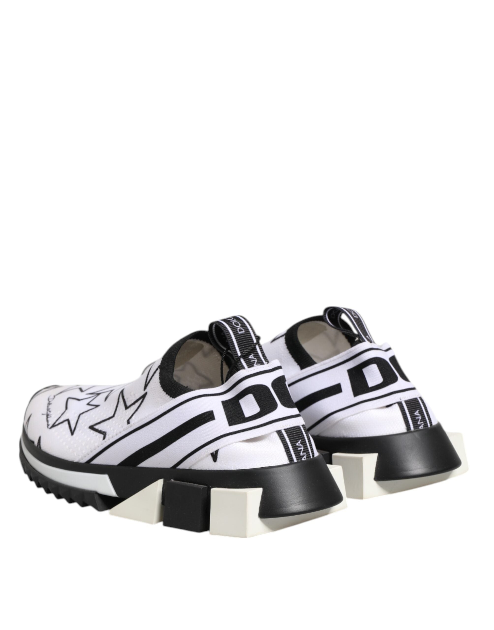 White Stars Sorrento Low Top Sneakers Shoes - ventzia