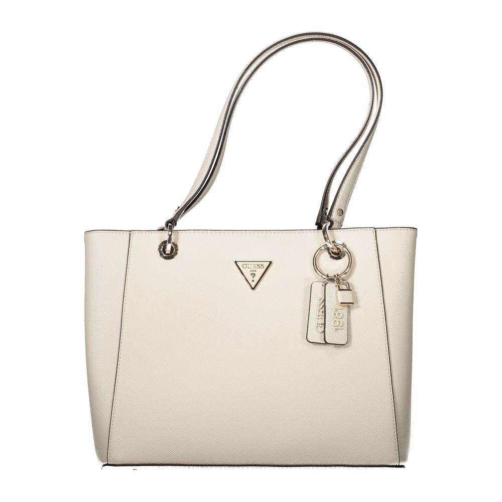 Beige Polyethylene Handbag - ventzia