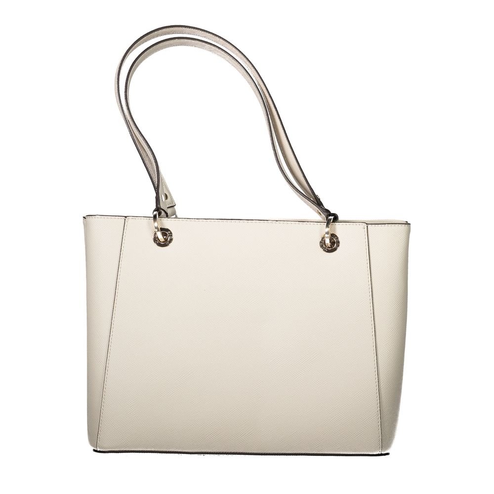 Beige Polyethylene Handbag - ventzia