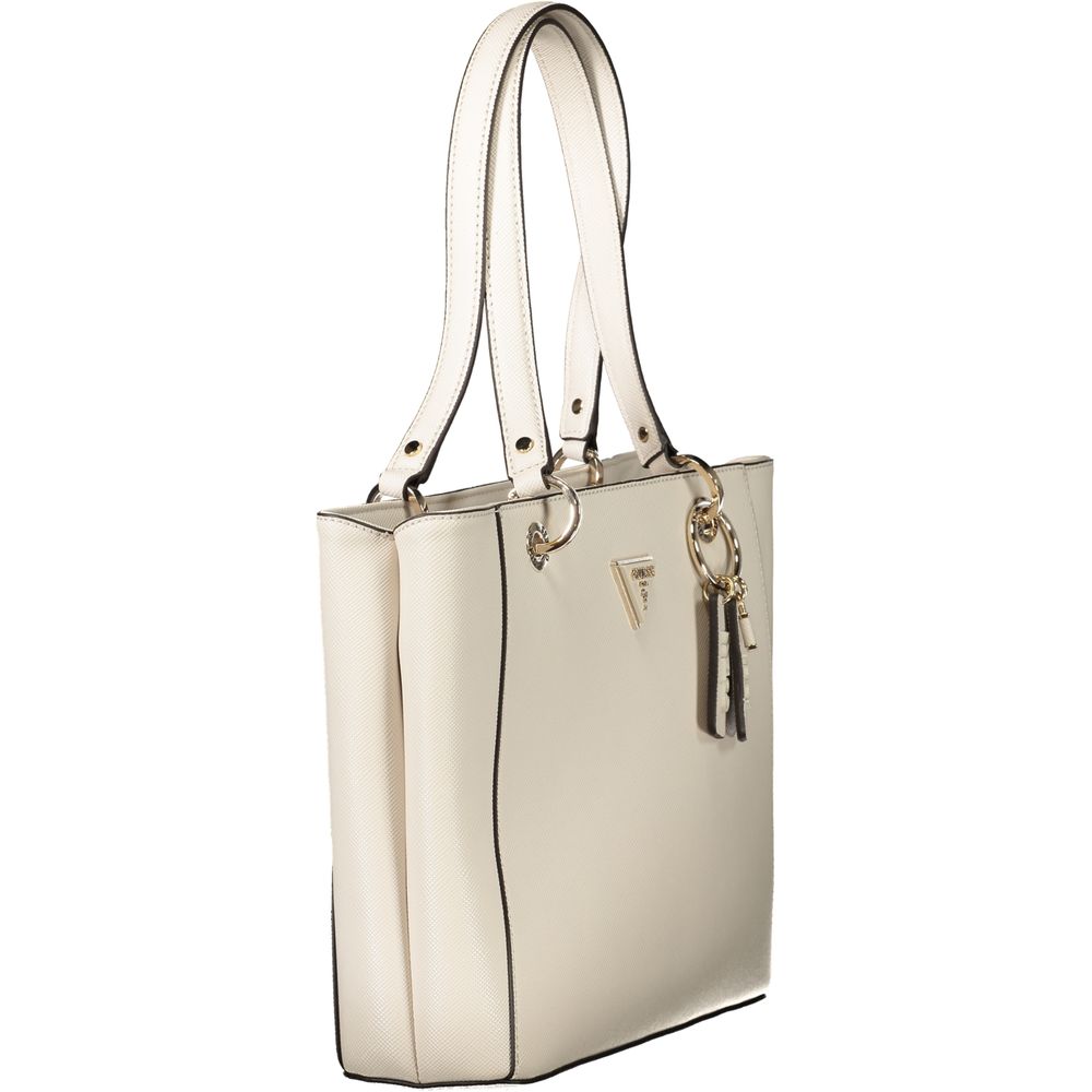 Beige Polyethylene Handbag - ventzia