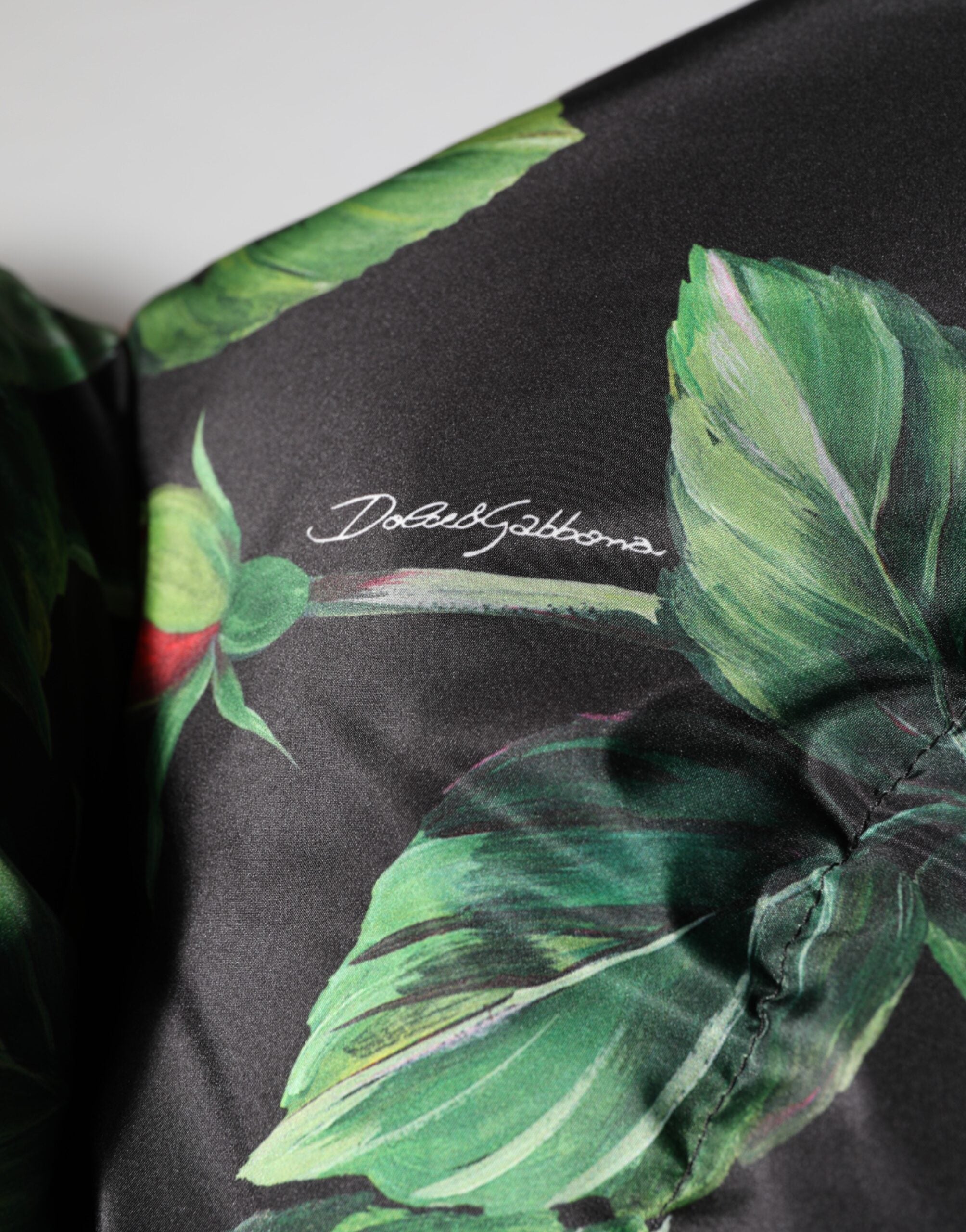 Multicolor Floral Puffer Coat Full Zip Jacket - ventzia