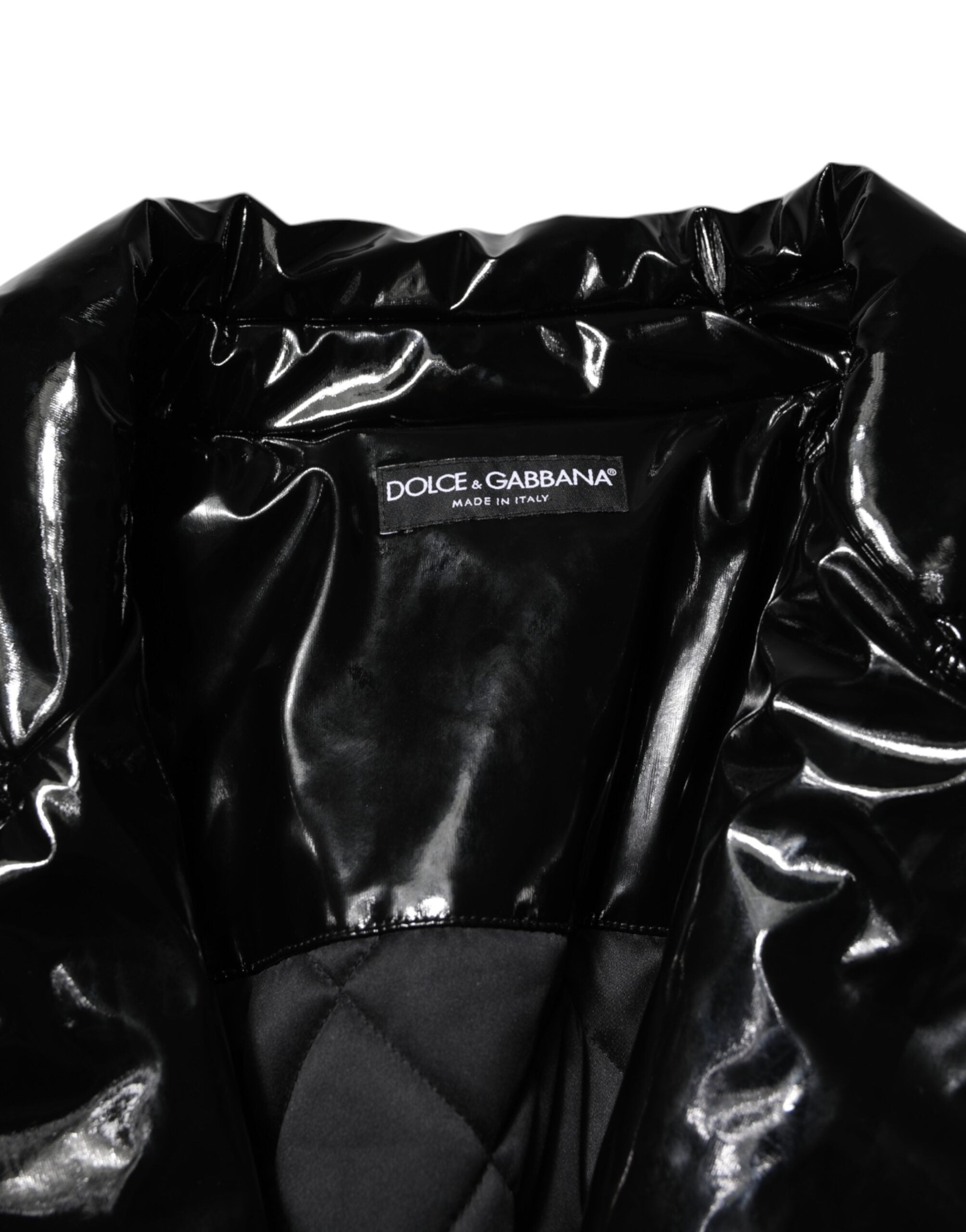 Polyester Black Quilted Puffer Coat  Jacket - ventzia