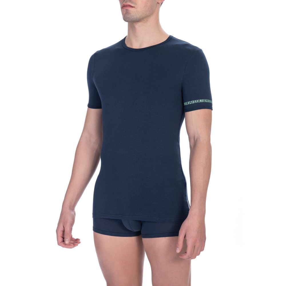 Black Cotton Men's T-Shirt - ventzia