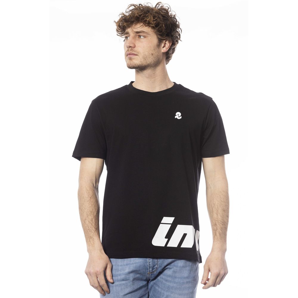 Black Cotton Men's T-Shirt - ventzia