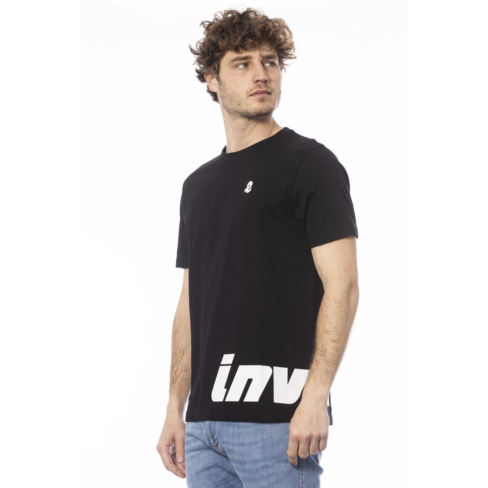 Black Cotton Men's T-Shirt - ventzia