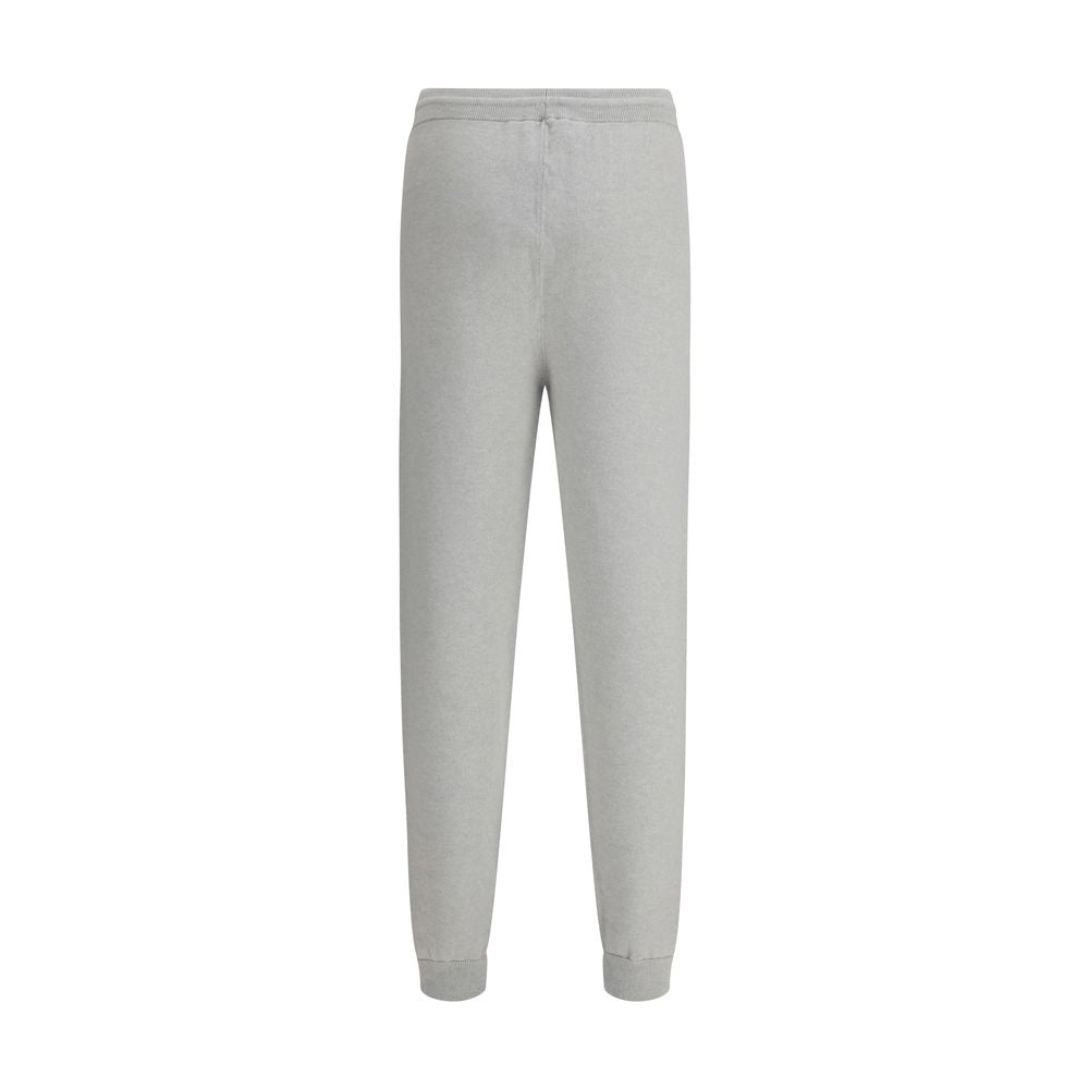Gray Elastane Casual Pants - ventzia