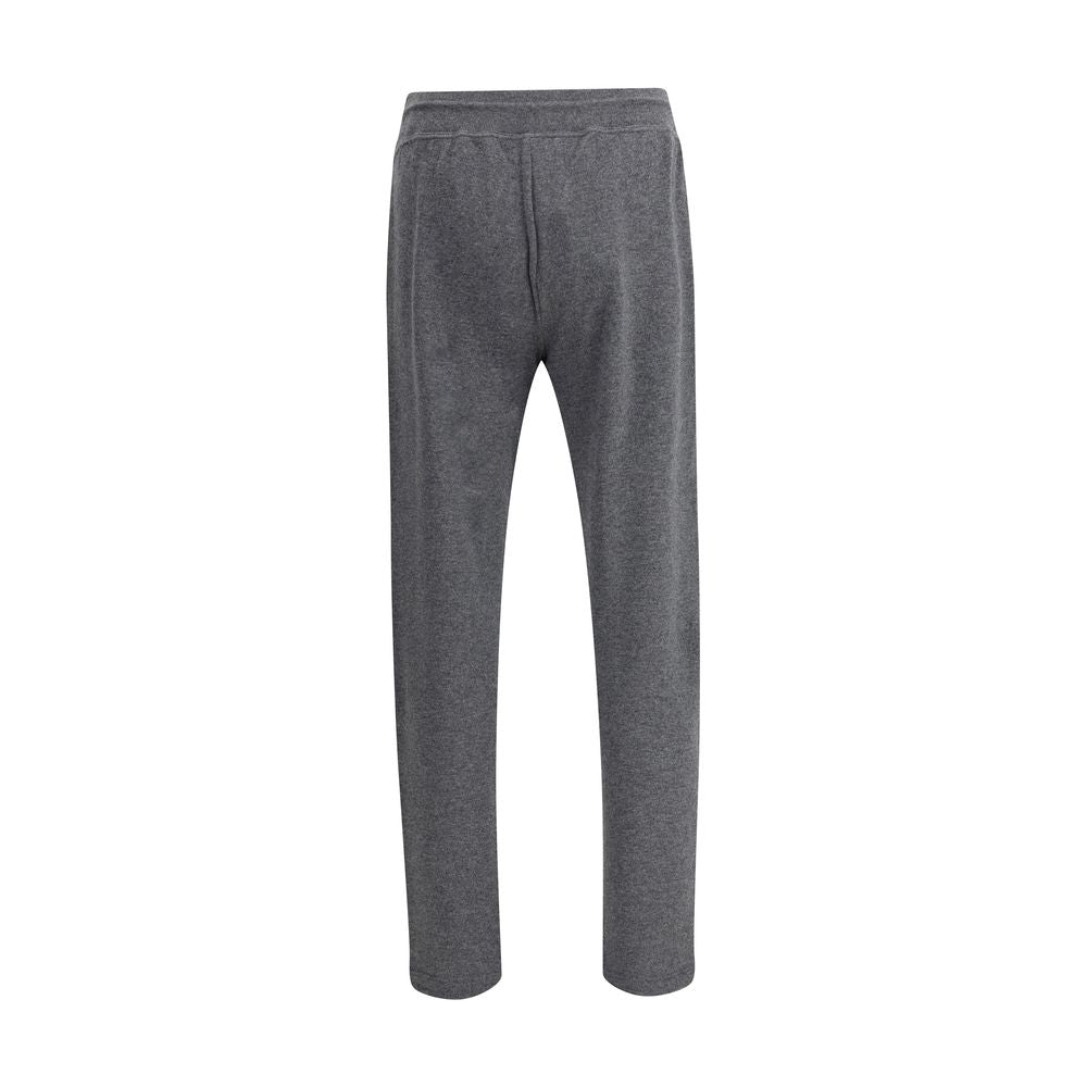 Gray Cashmere Casual Pants - ventzia