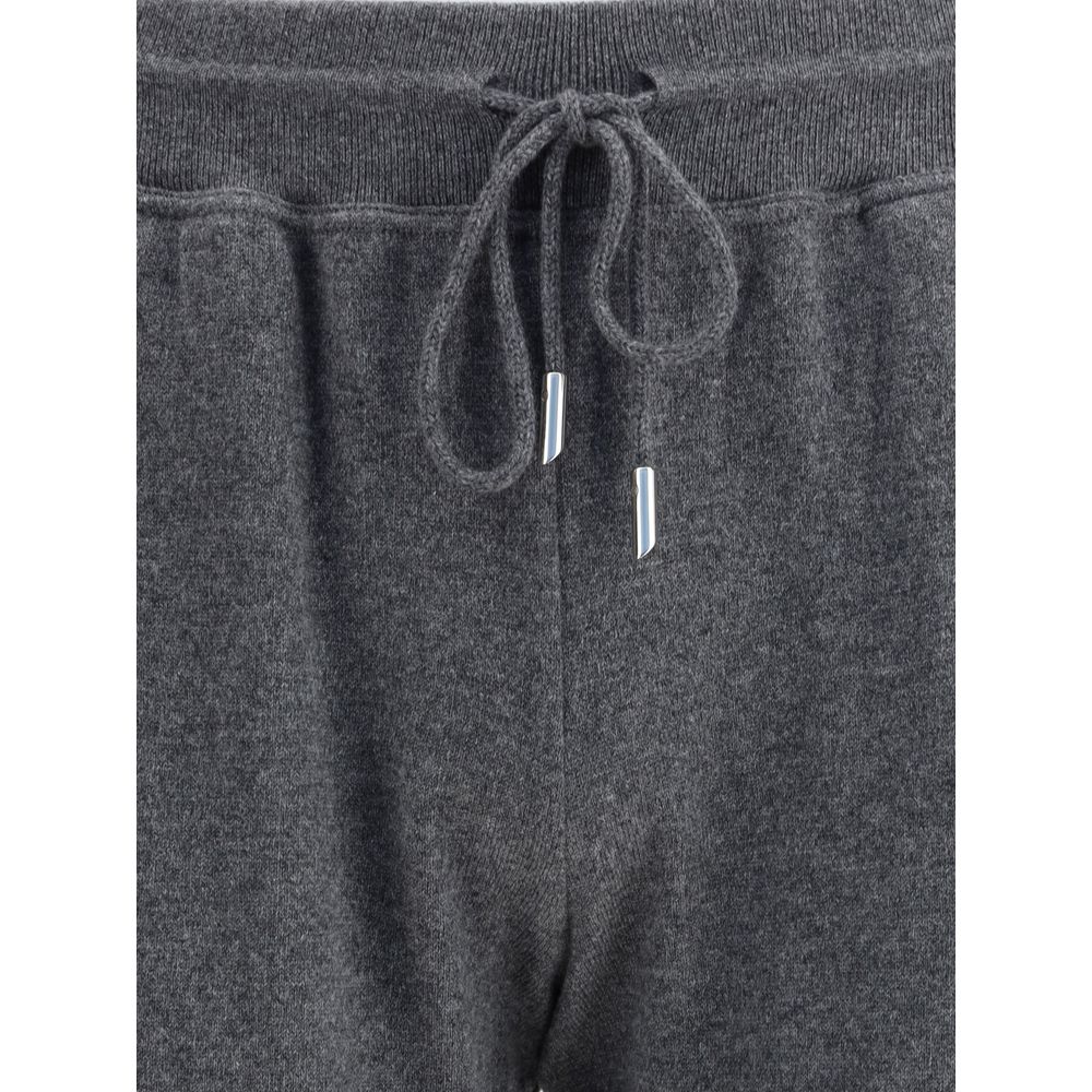 Gray Cashmere Casual Pants - ventzia
