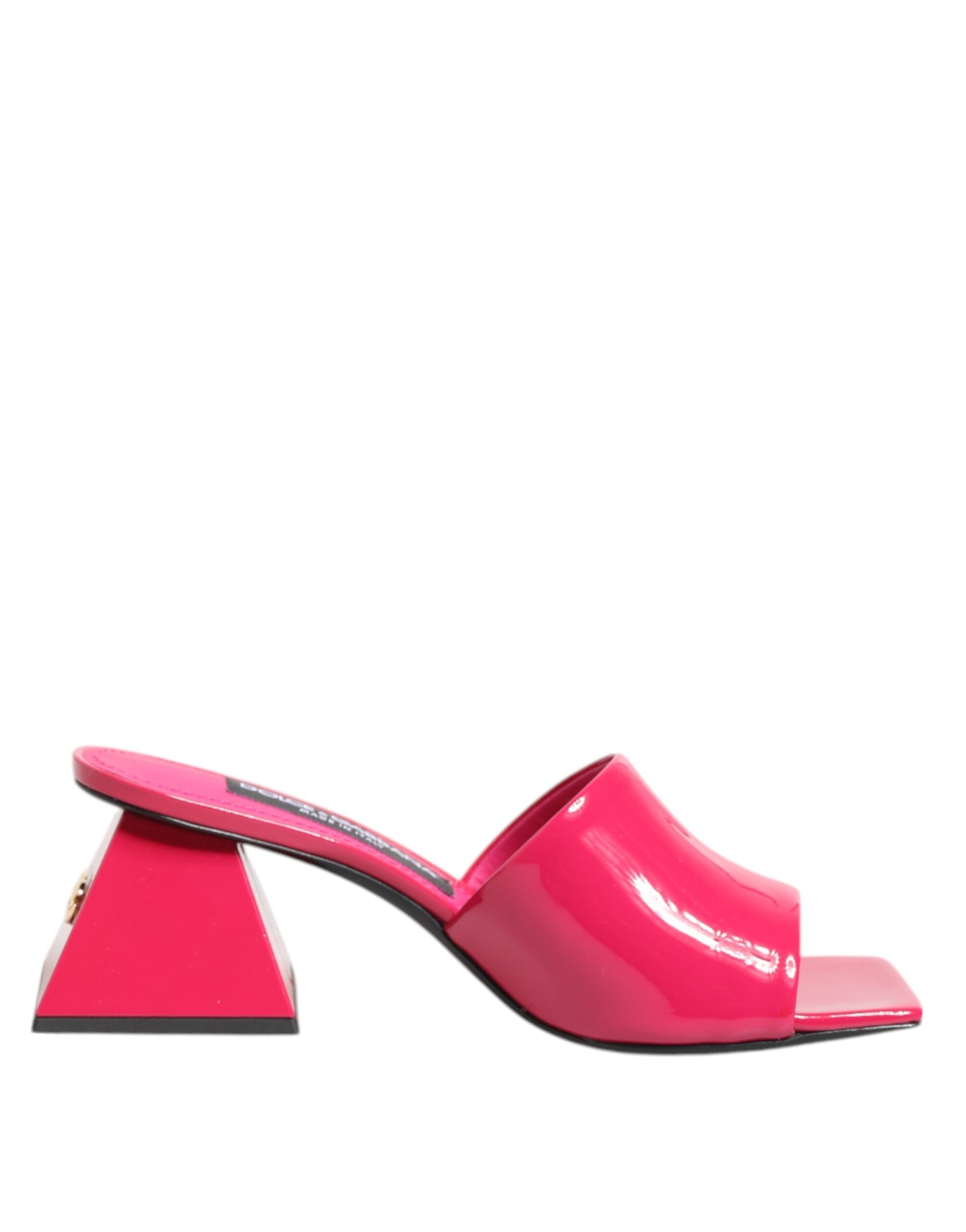 Pink Open Toe Block Heel Mules Sandals Shoes - ventzia