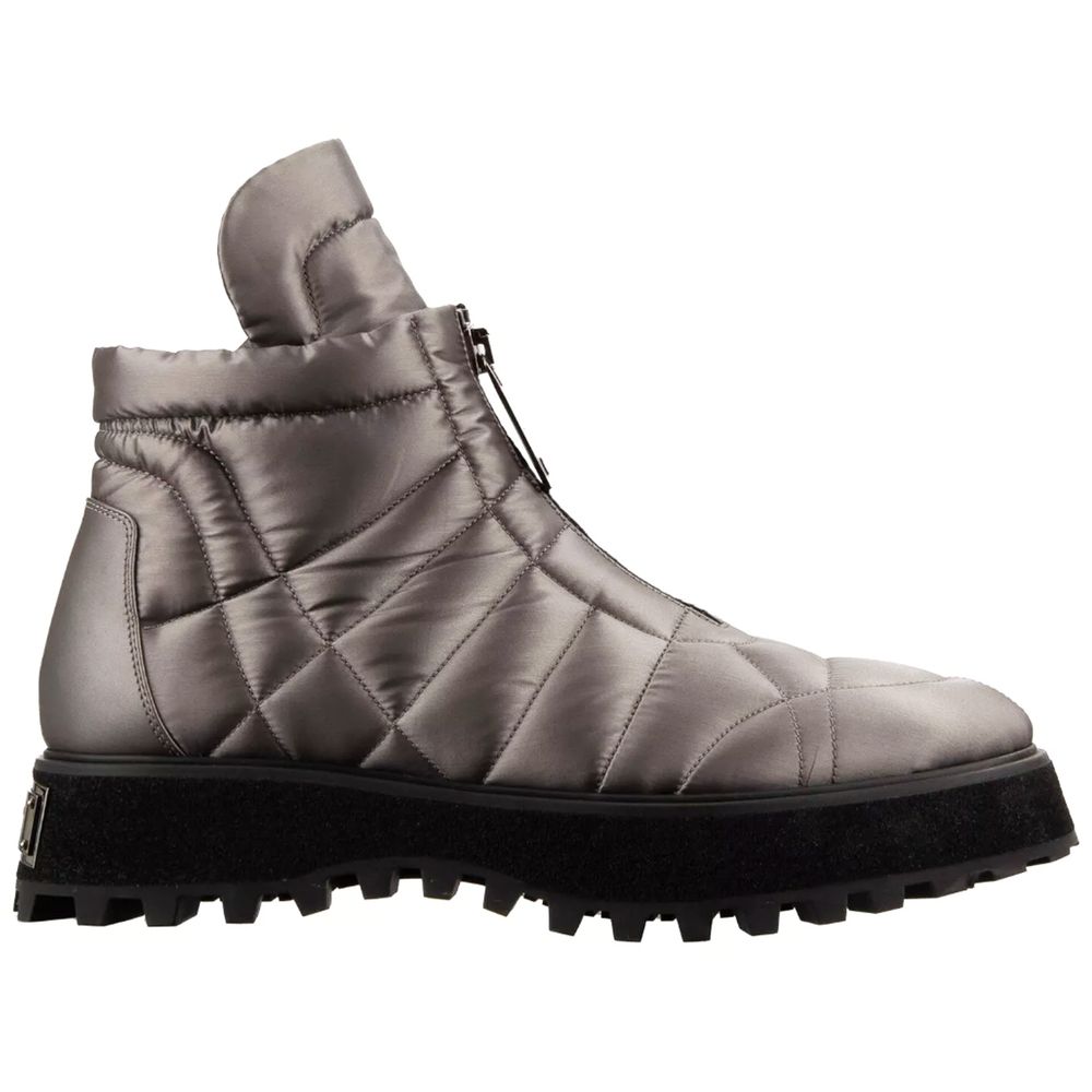 Gray Nylon Boot - ventzia