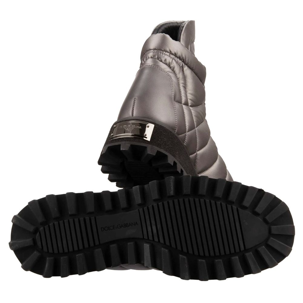 Gray Nylon Boot - ventzia