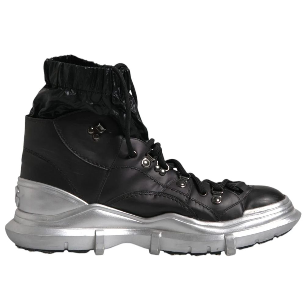 Black Nylon Boot - ventzia
