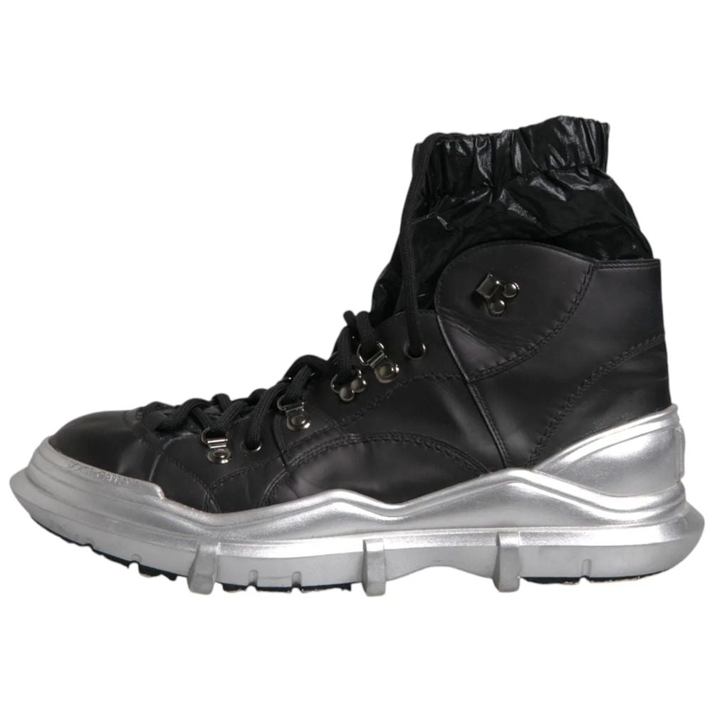 Black Nylon Boot - ventzia