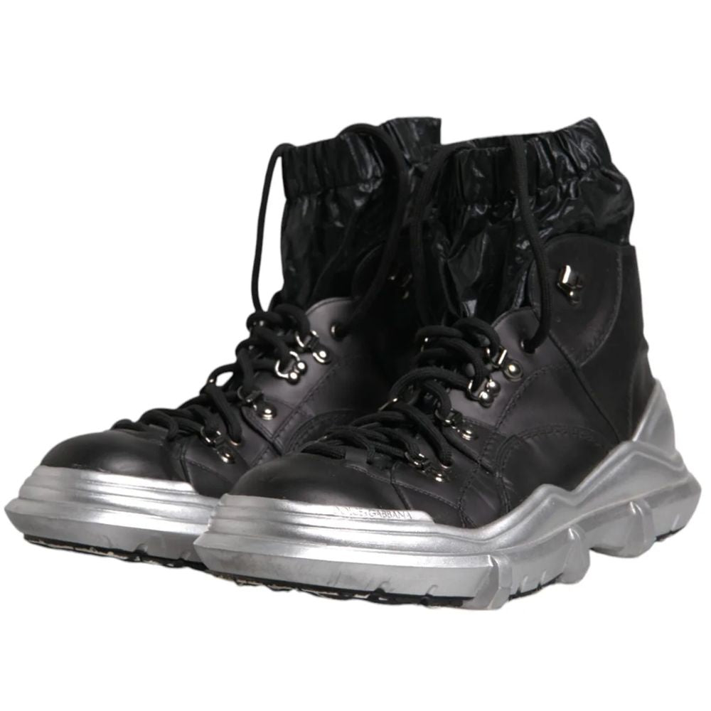 Black Nylon Boot - ventzia