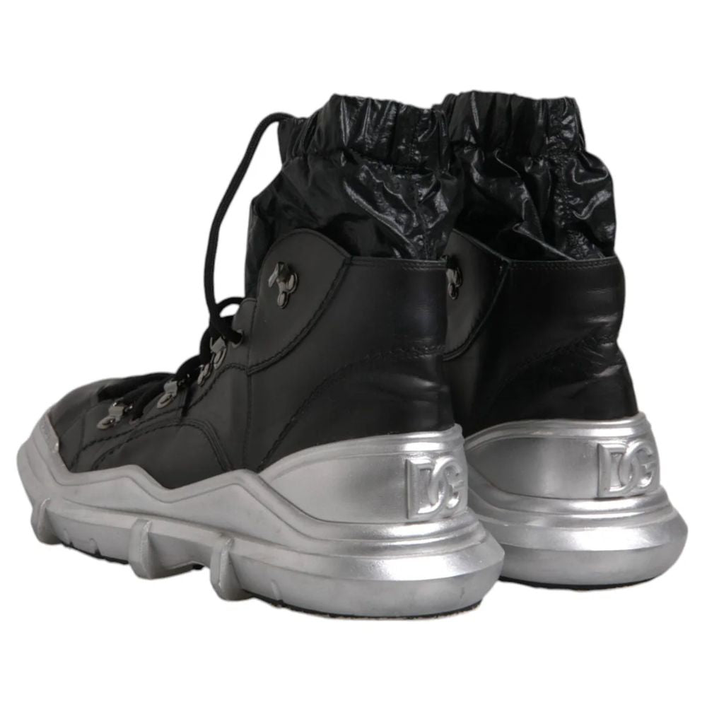 Black Nylon Boot - ventzia