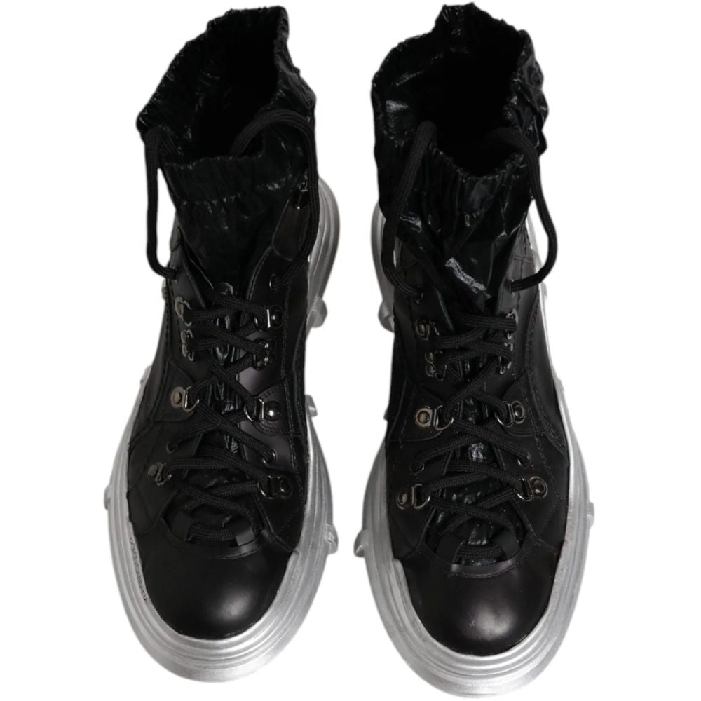 Black Nylon Boot - ventzia