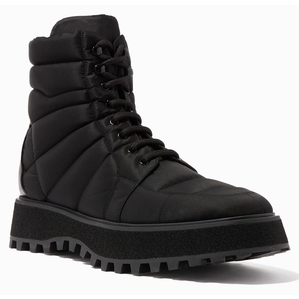 Black Nylon Boot - ventzia