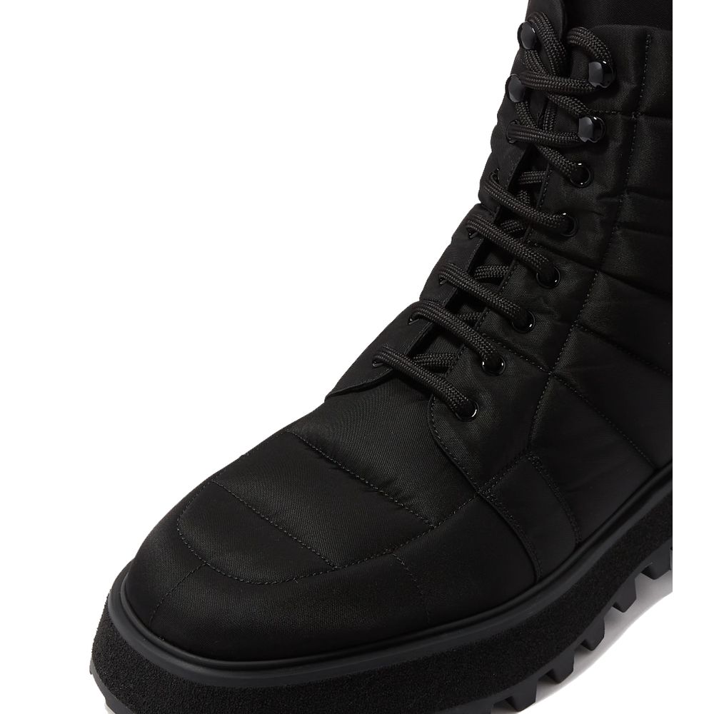 Black Nylon Boot - ventzia