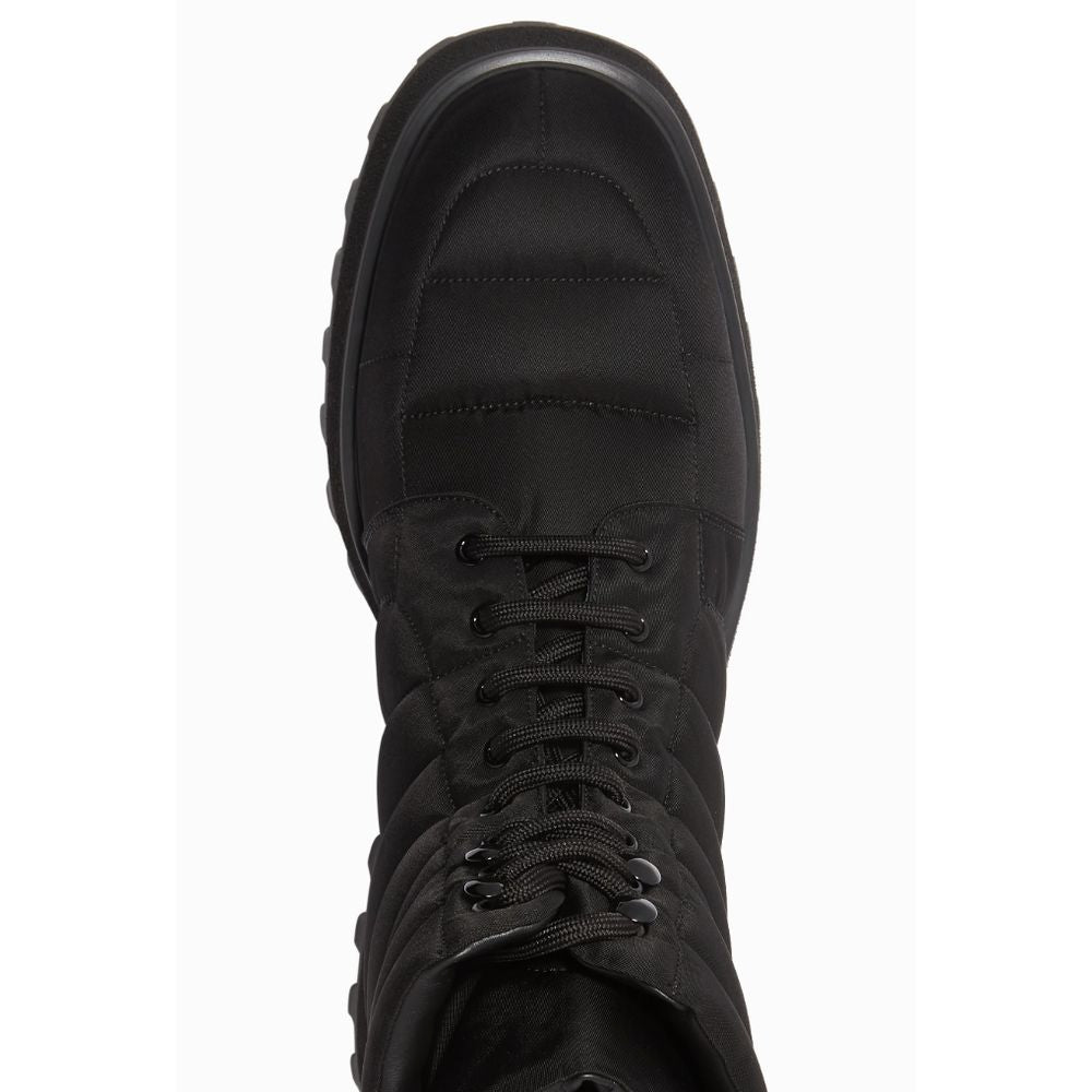 Black Nylon Boot - ventzia