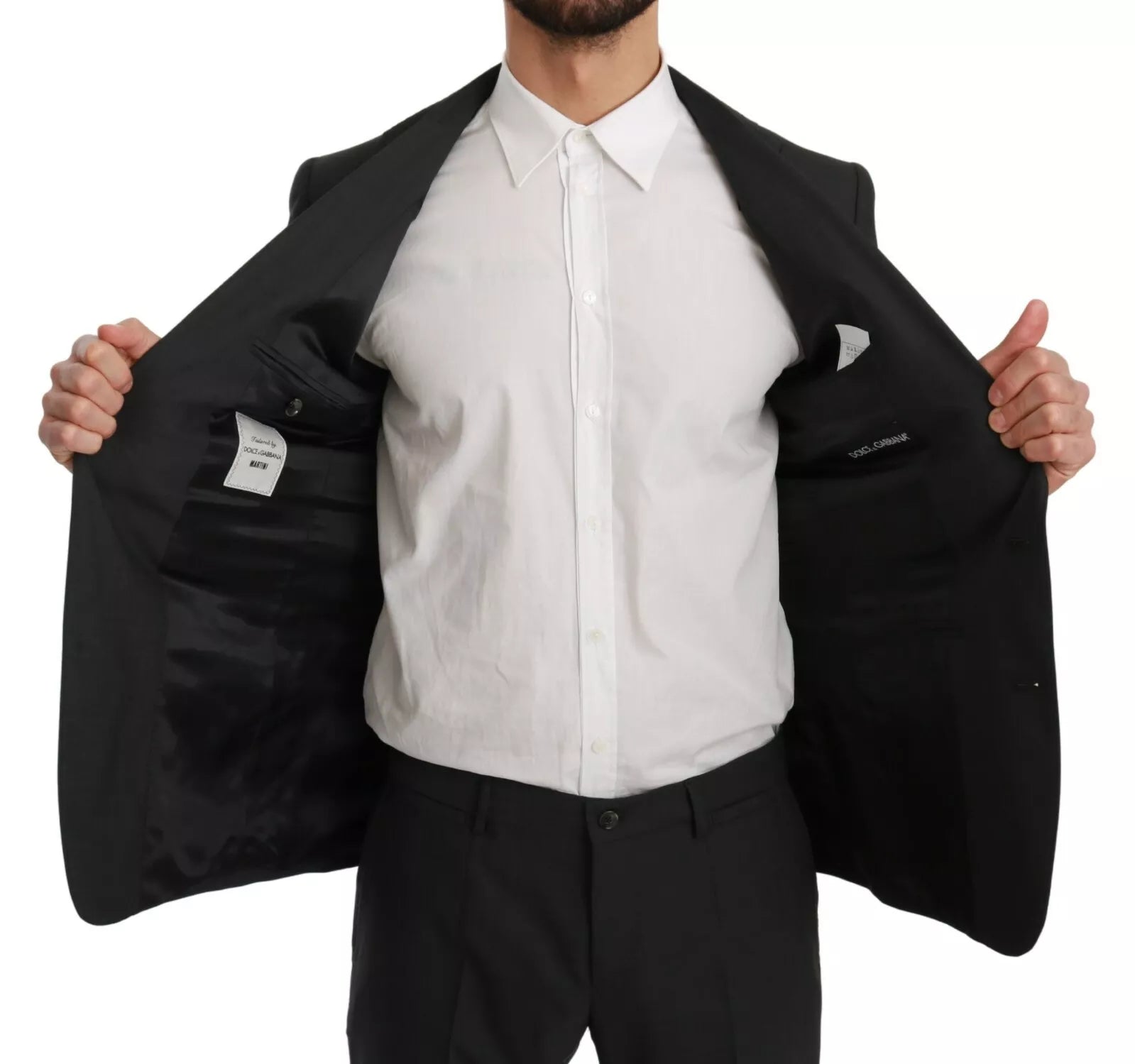 Slim Fit MARTINI Wool Gray Suit - ventzia