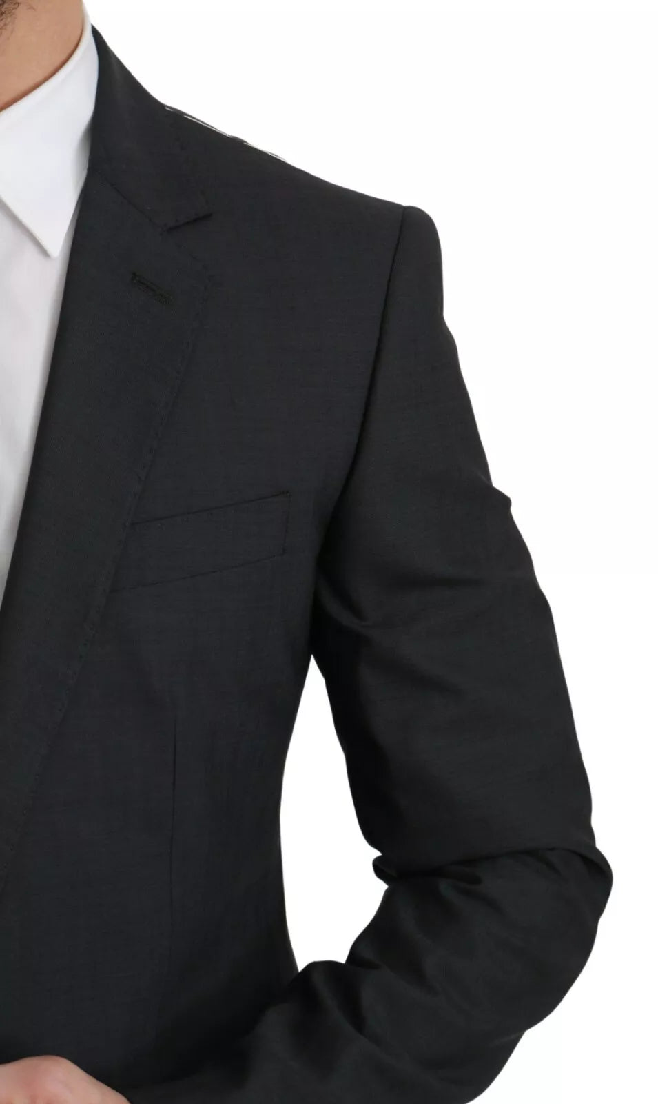 Slim Fit MARTINI Wool Gray Suit - ventzia