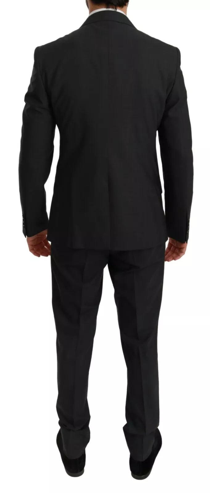 Slim Fit MARTINI Wool Gray Suit - ventzia