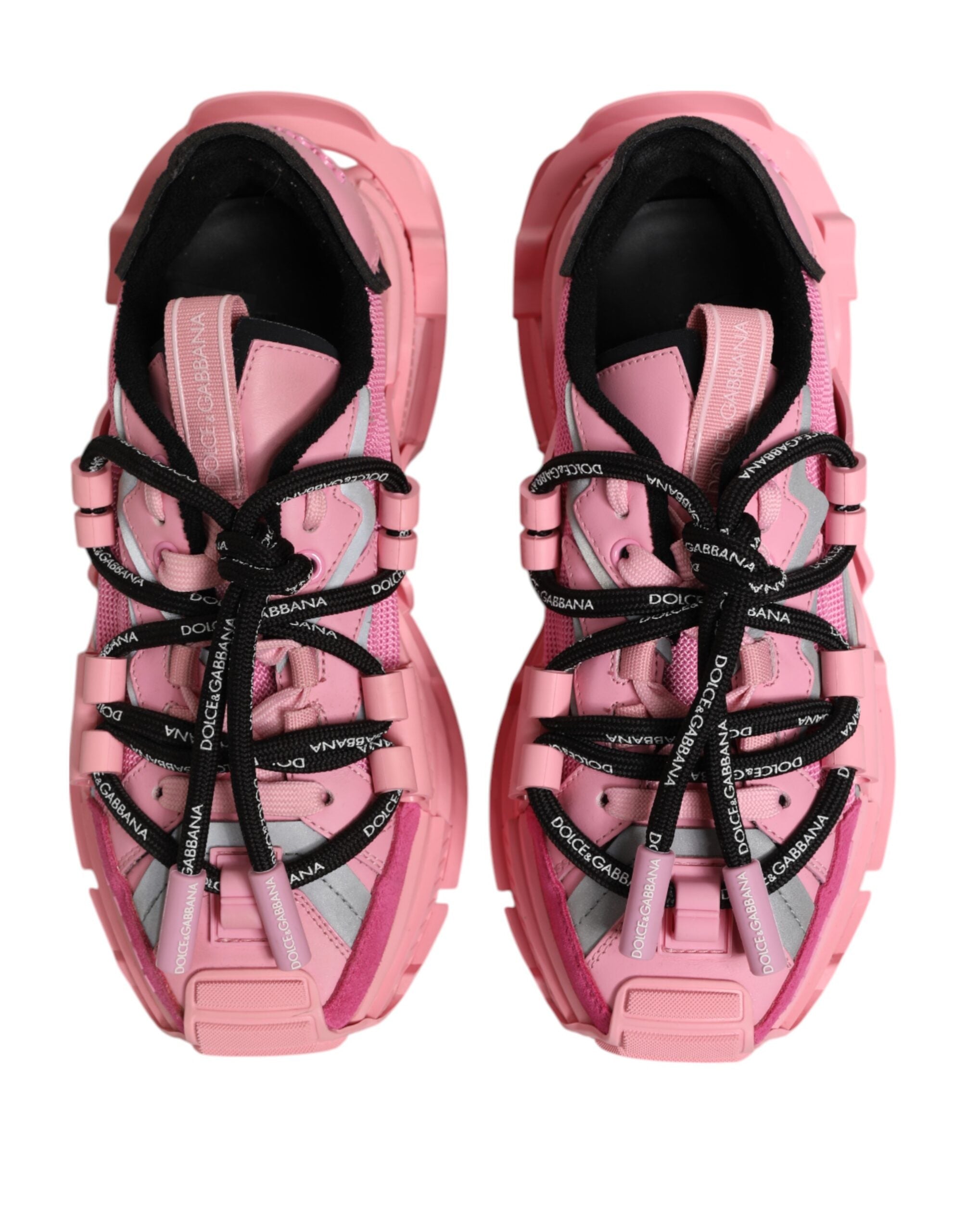 Pink Low Top Space Women Sneakers Shoes - ventzia