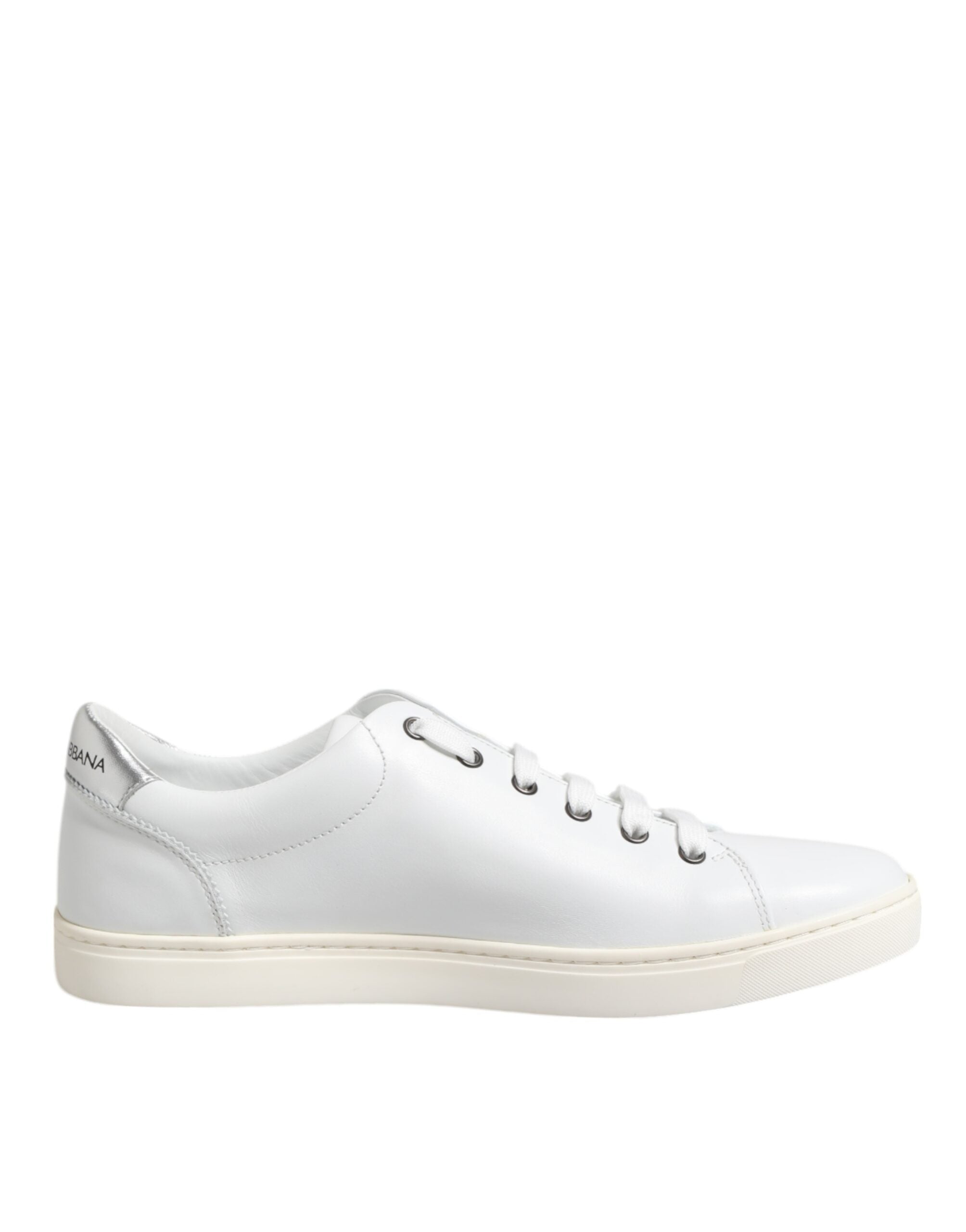 White Crown Bee Leather Low Top Sneakers Shoes - ventzia