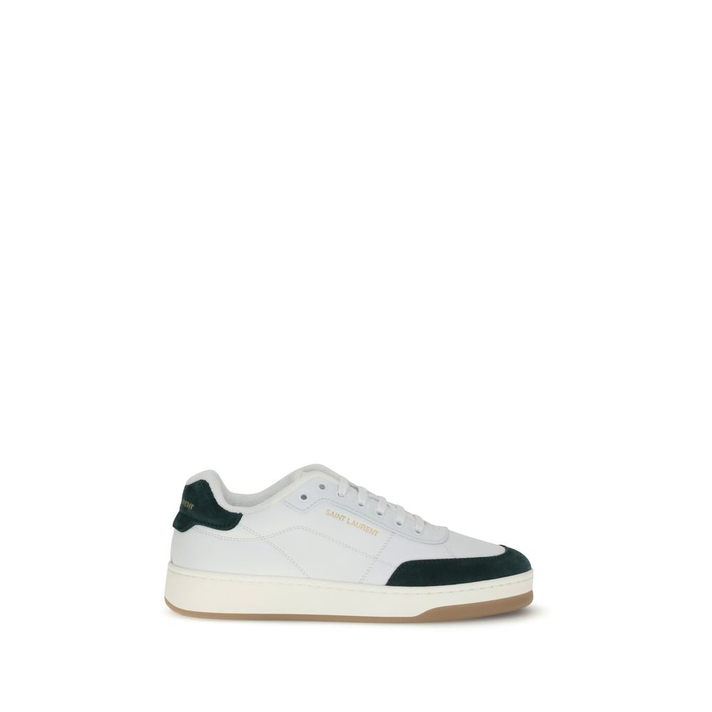 White Calf Leather Bos Taurus Low Top Sneakers - ventzia