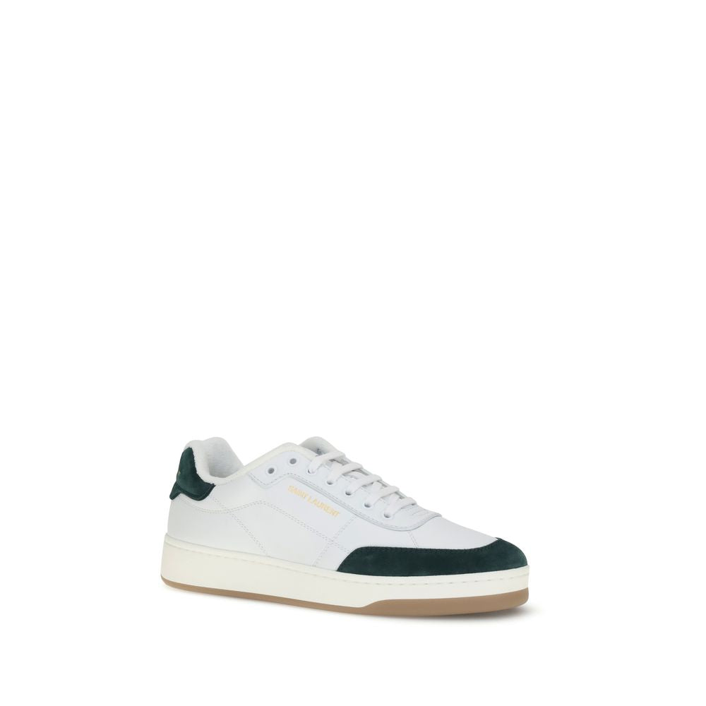 White Calf Leather Bos Taurus Low Top Sneakers - ventzia