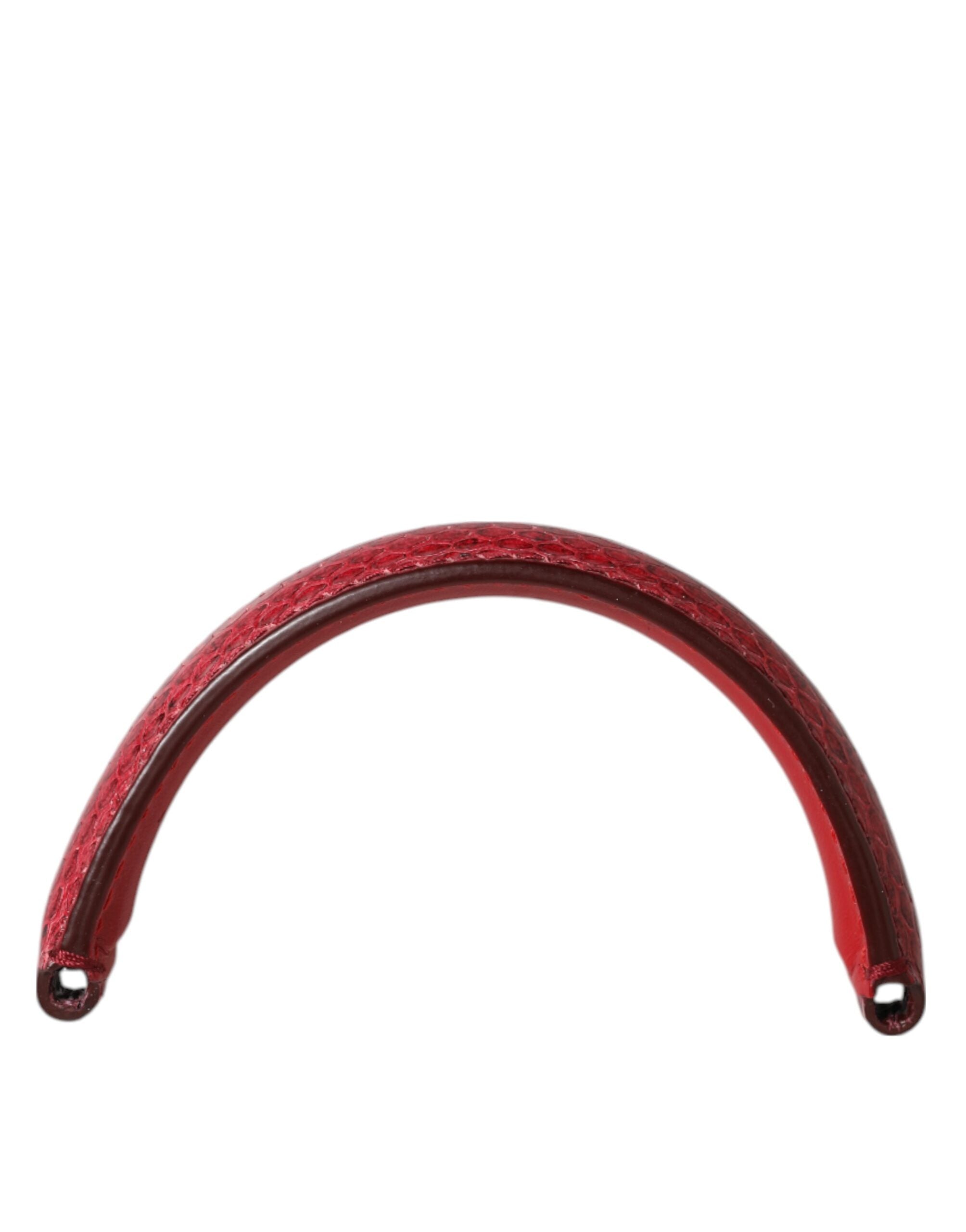 Red Small Ayers Leather Bag Handle Women Shoulder Strap - ventzia