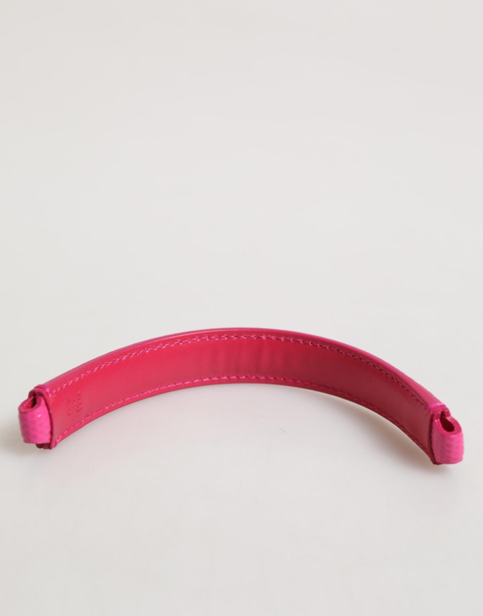 Pink Embellished Leather Bag Handle Women Shoulder Strap - ventzia