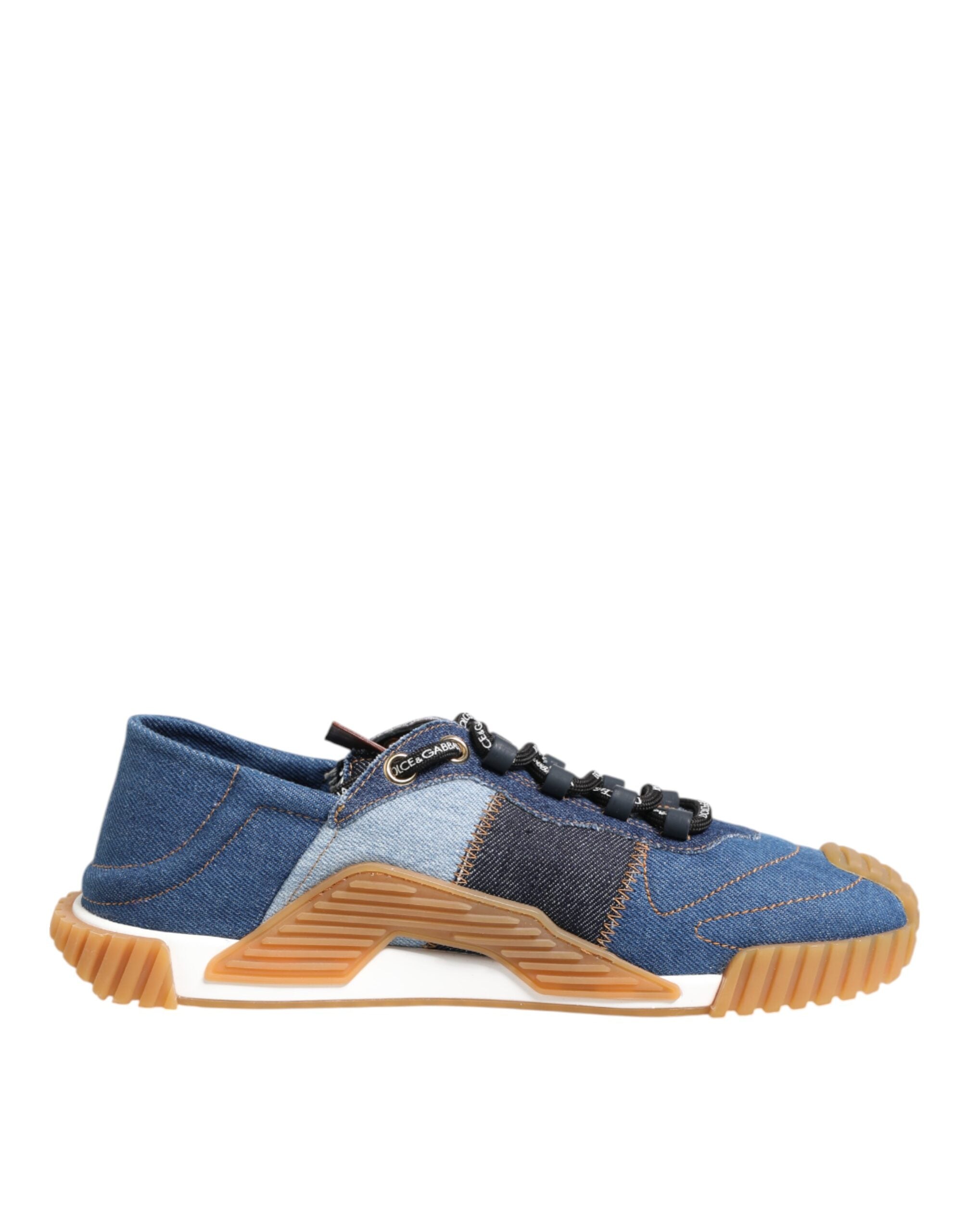 Blue Lace Up Low Top NS1 Sneakers Shoes - ventzia
