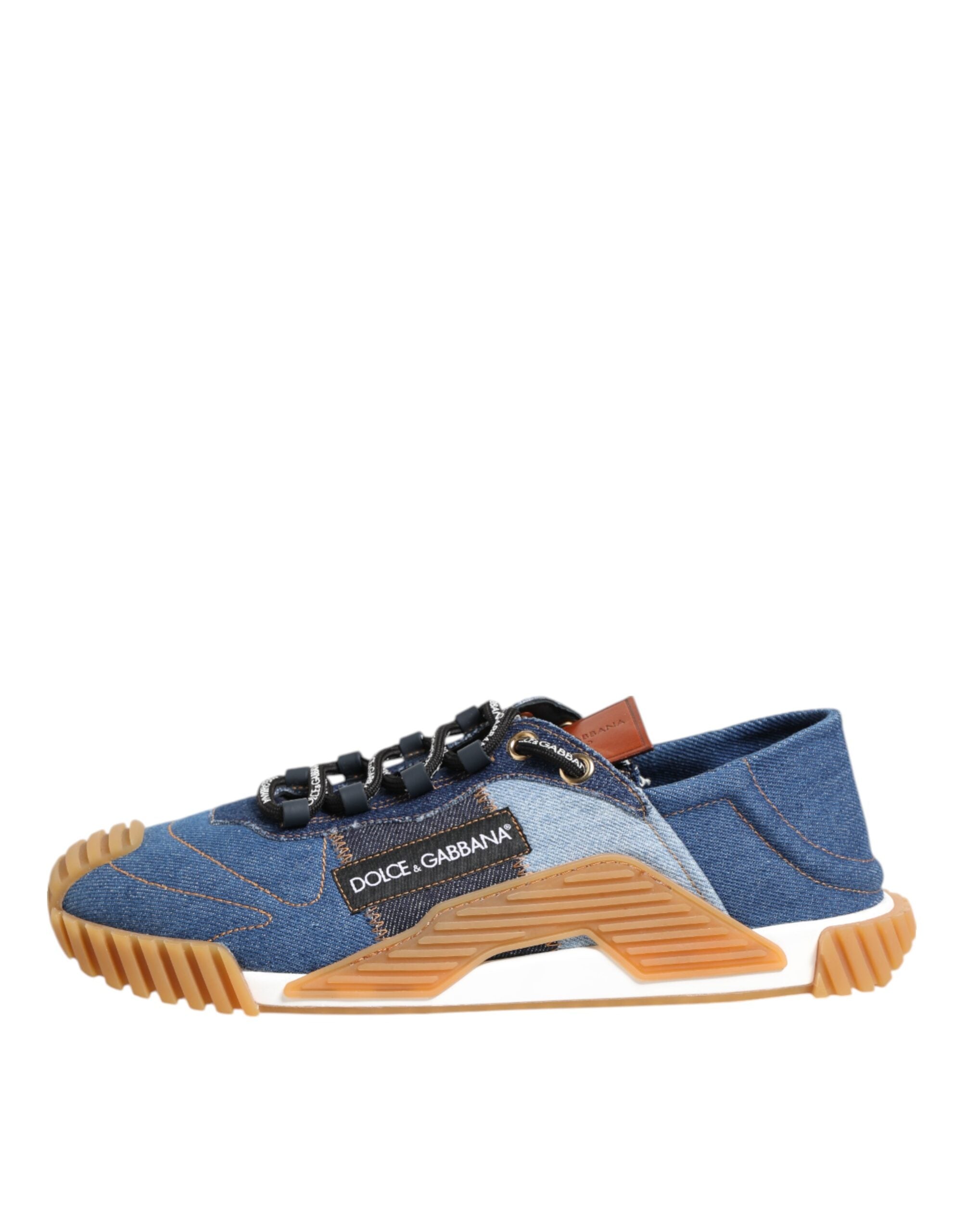 Blue Lace Up Low Top NS1 Sneakers Shoes - ventzia