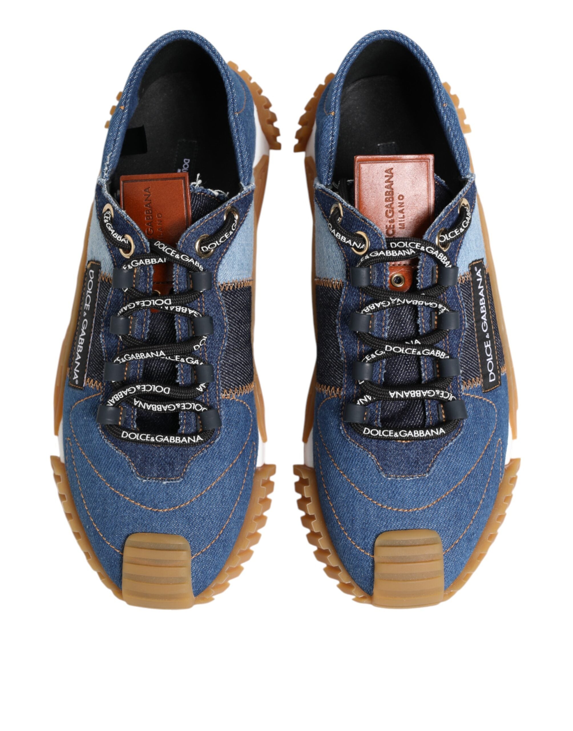 Blue Lace Up Low Top NS1 Sneakers Shoes - ventzia